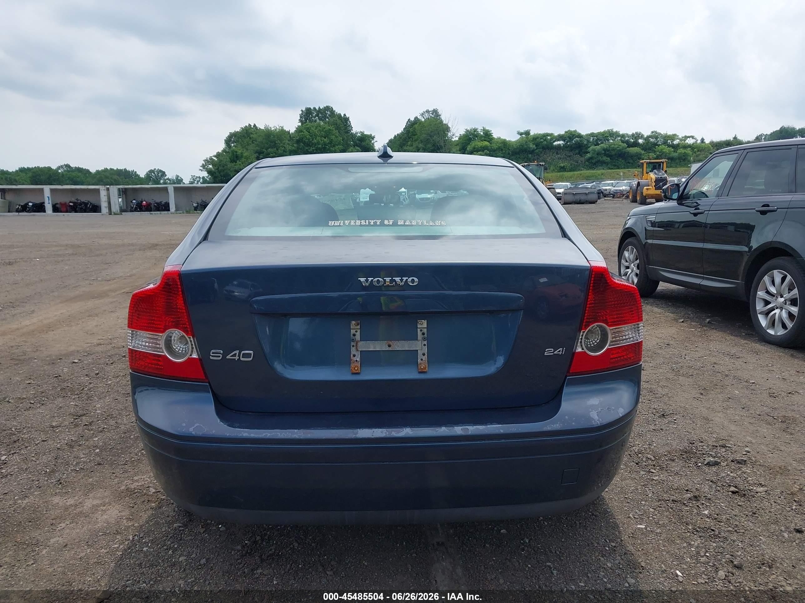 2007 Volvo S40 2.4i Dark Blue vin: YV1MS382572314934