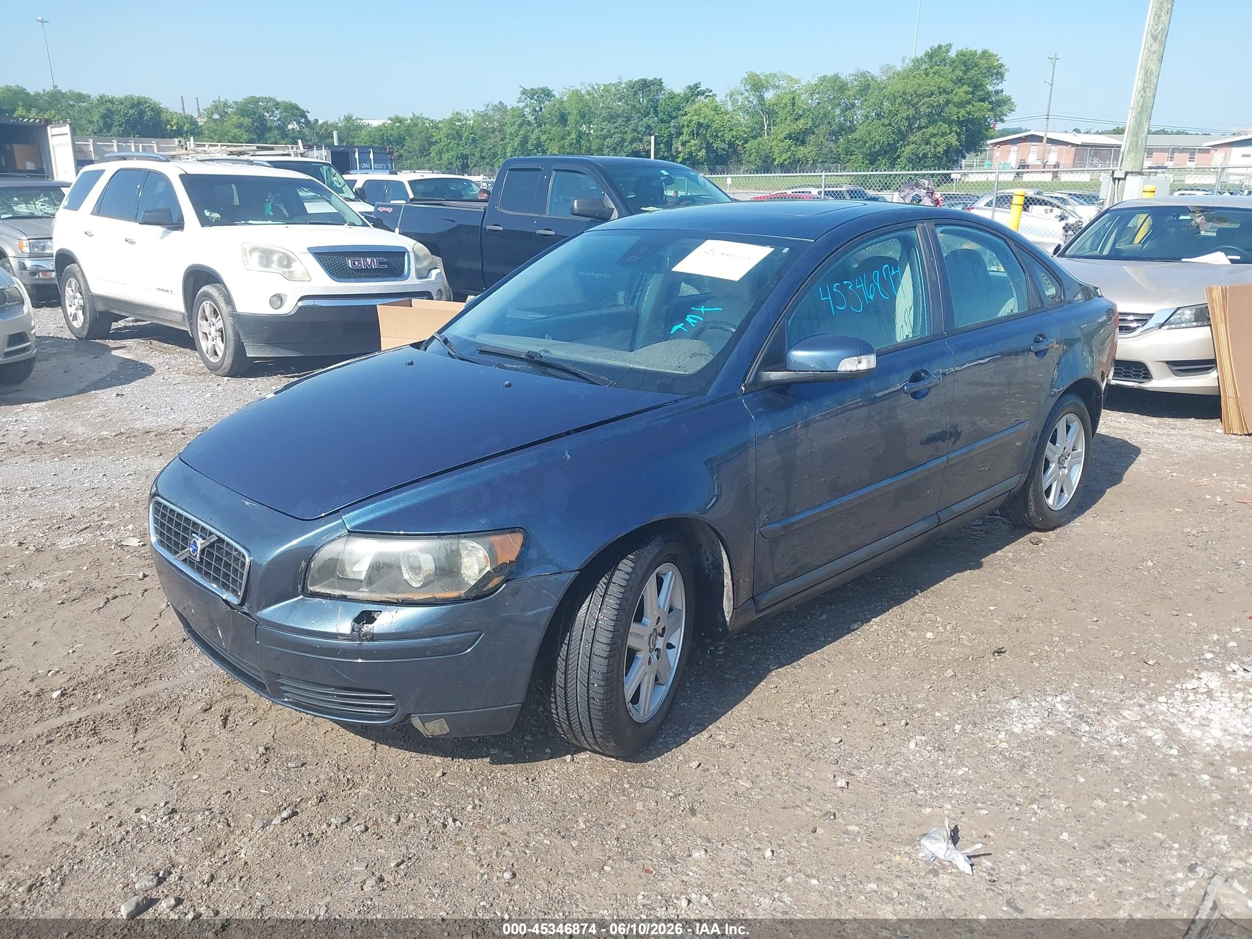 2007 Volvo S40 2.4i Blue vin: YV1MS382672290420