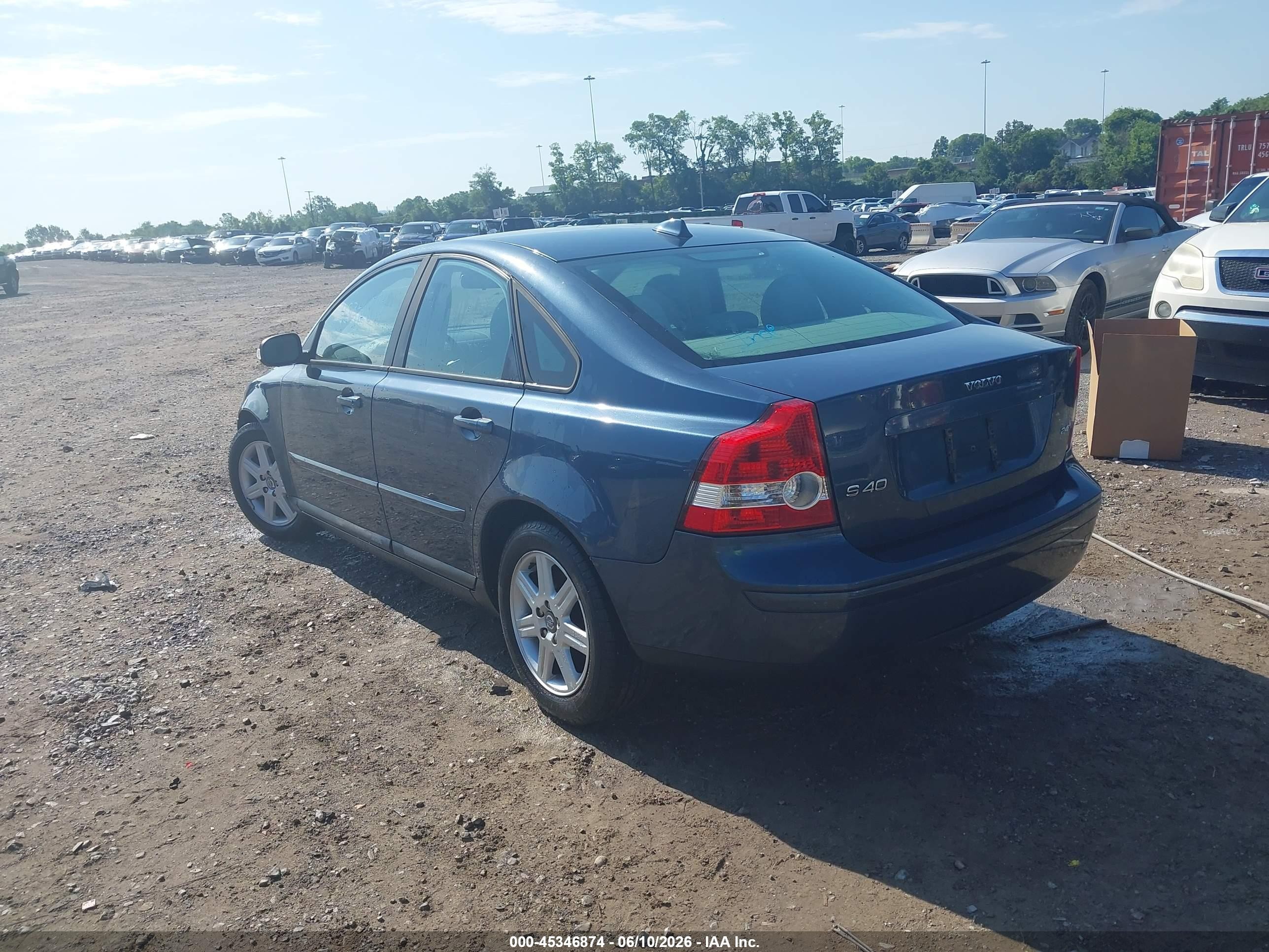 2007 Volvo S40 2.4i Blue vin: YV1MS382672290420