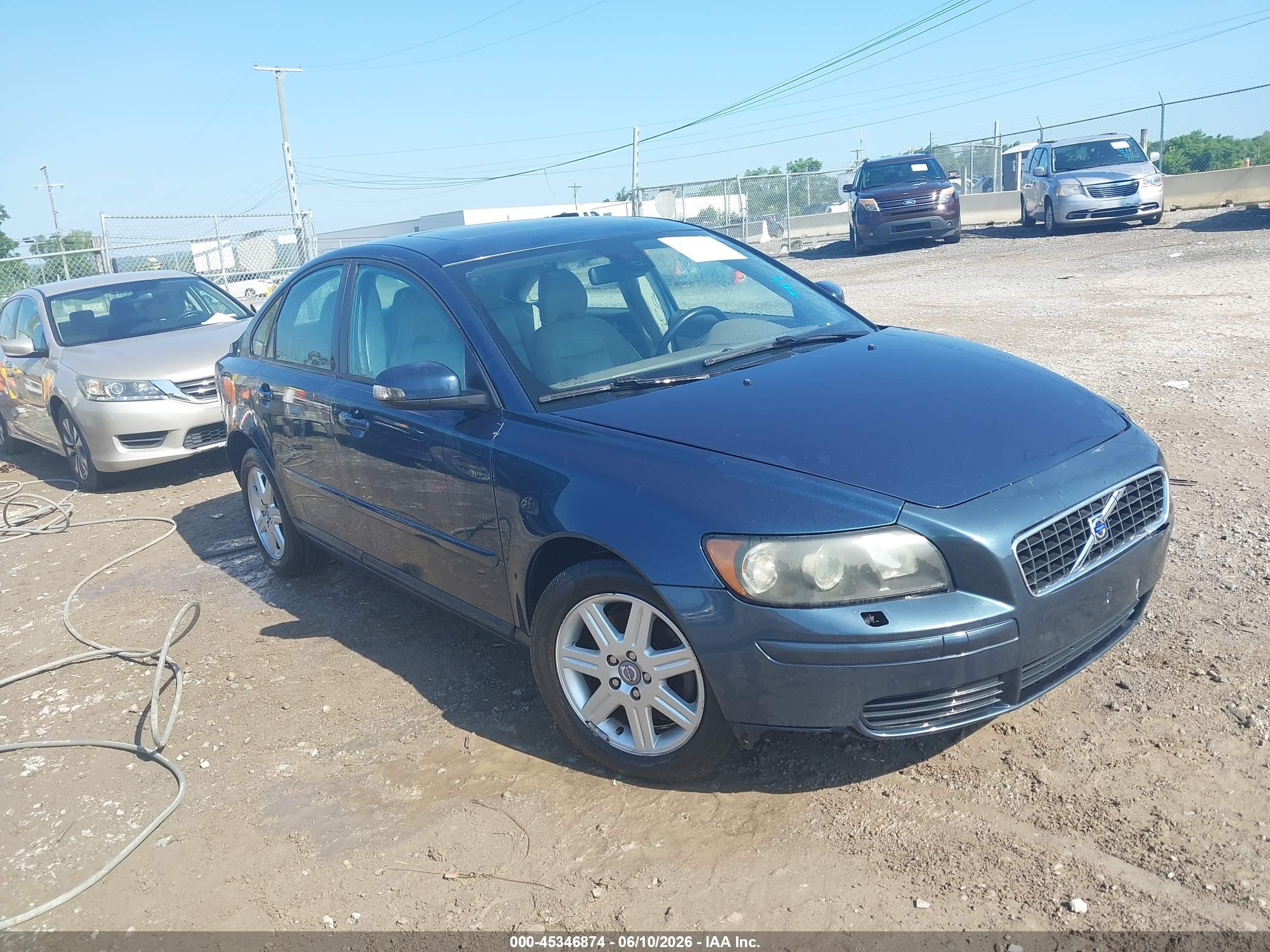 2007 Volvo S40 2.4i Blue vin: YV1MS382672290420