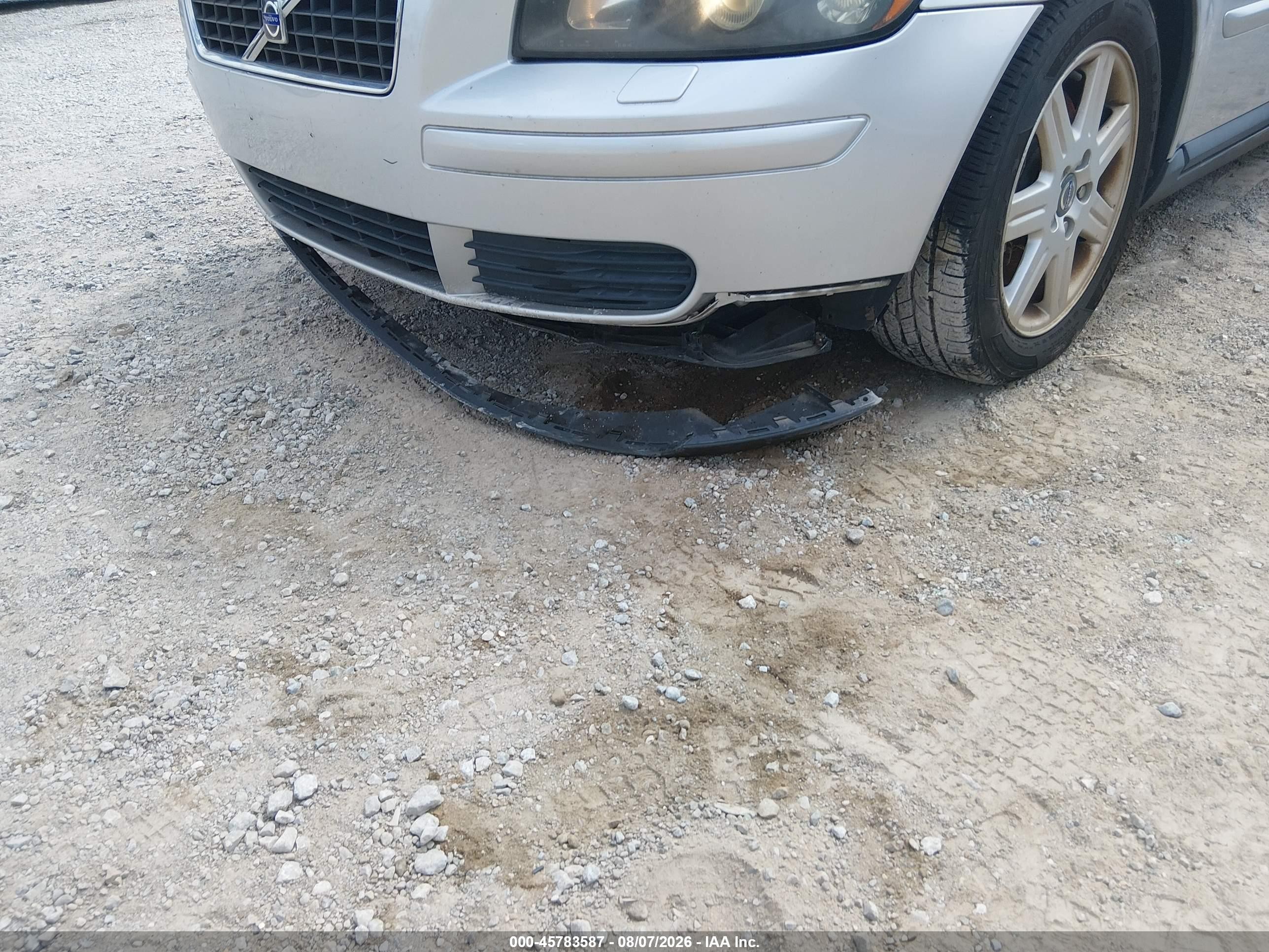 2006 Volvo S40 2.4i Silver vin: YV1MS382762178398