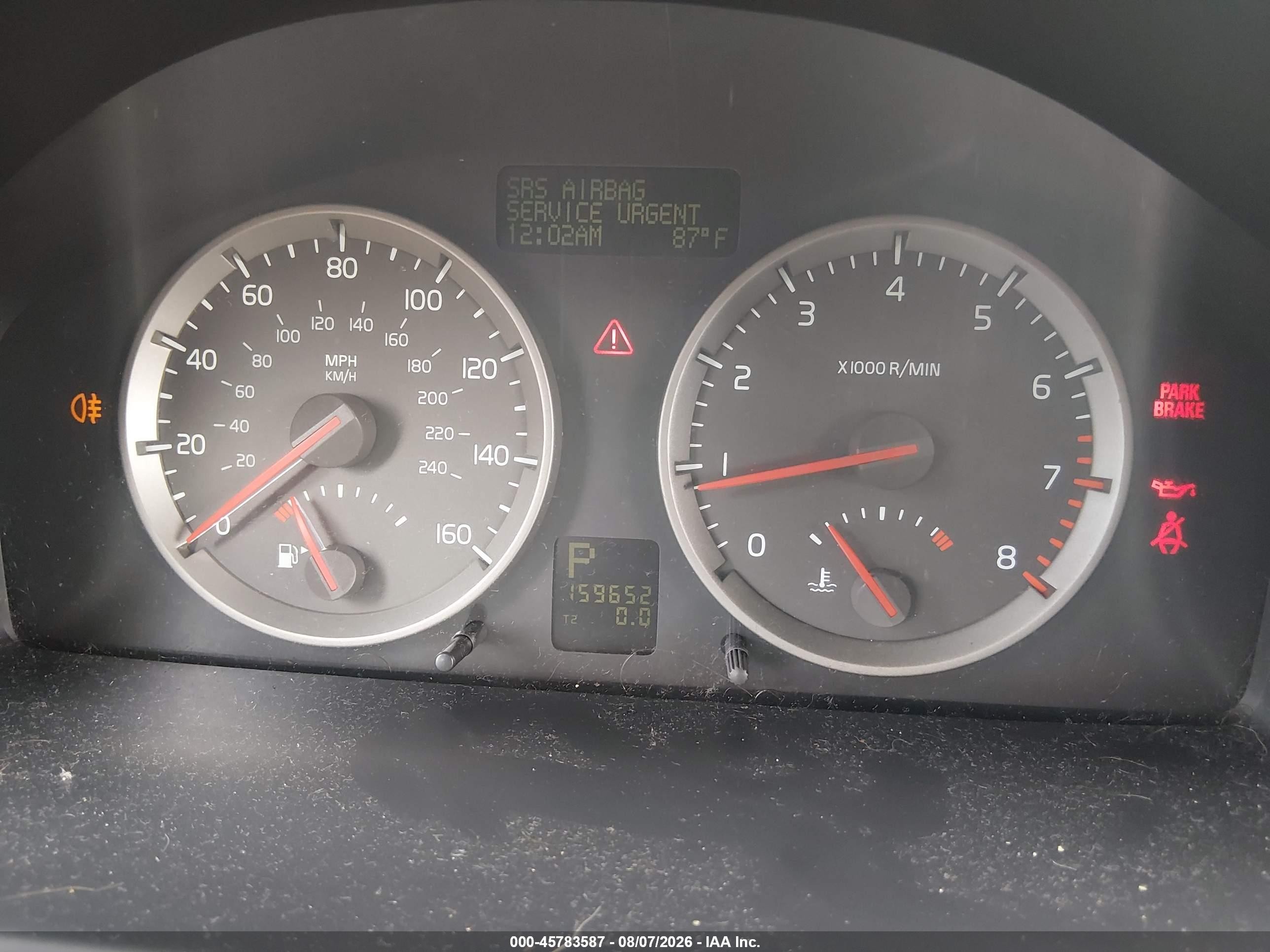 2006 Volvo S40 2.4i Silver vin: YV1MS382762178398