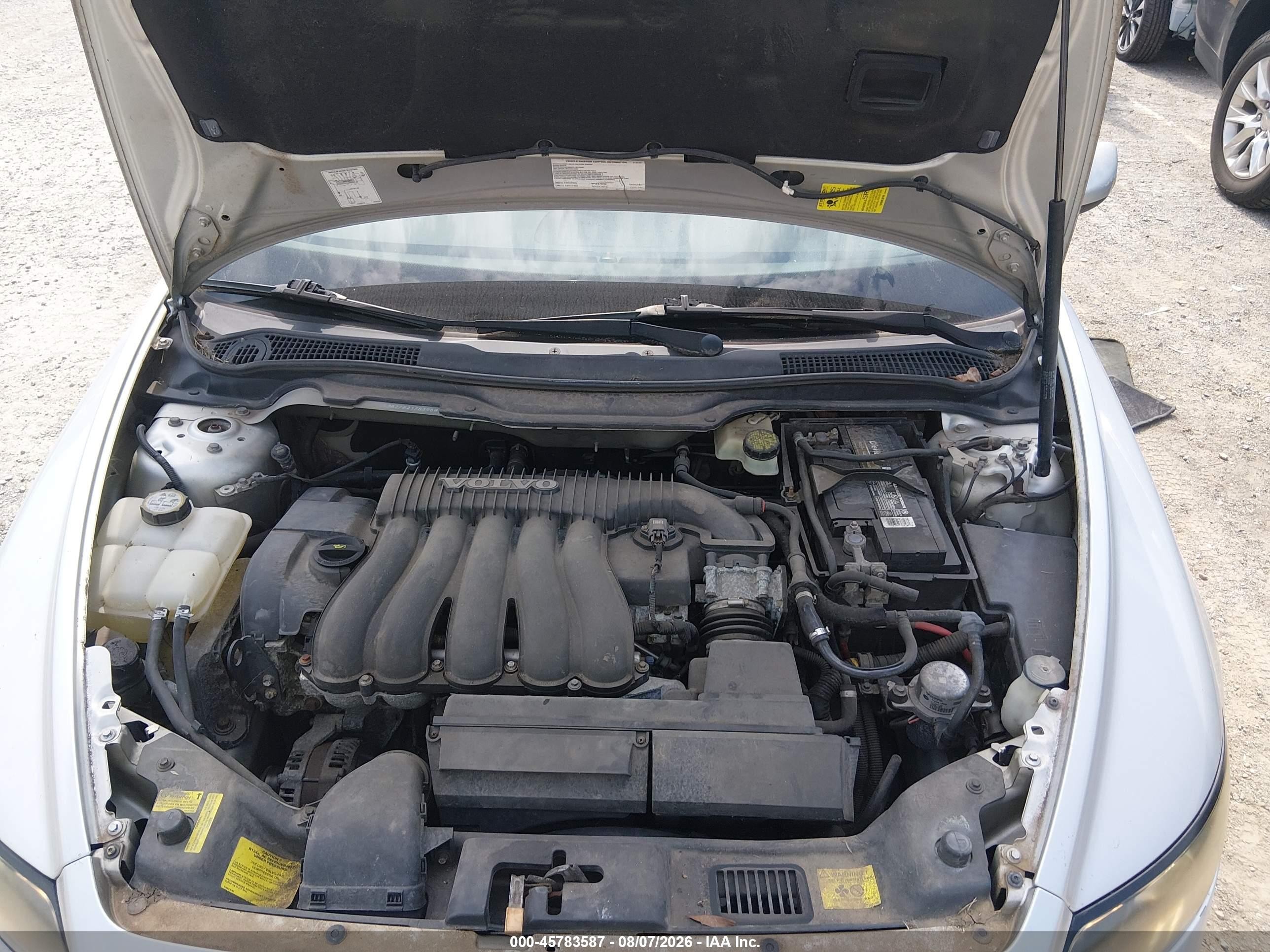 2006 Volvo S40 2.4i Silver vin: YV1MS382762178398