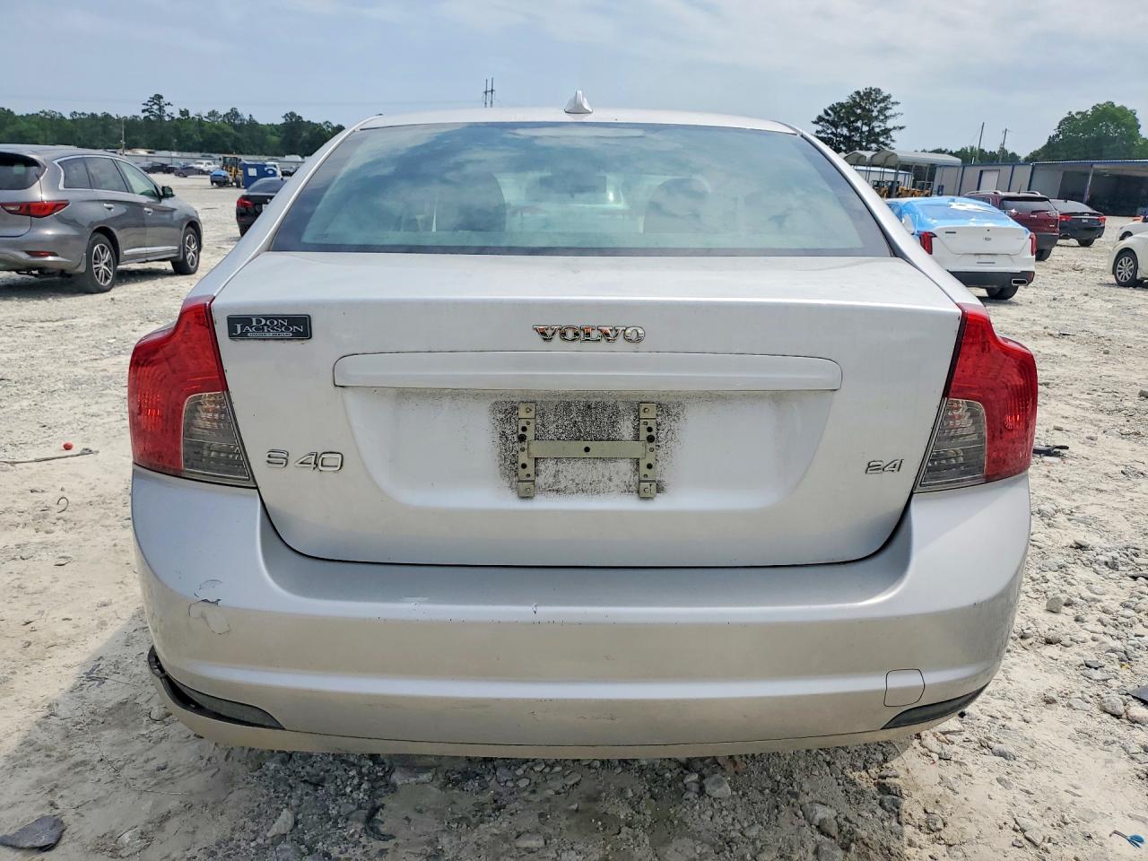 2008 Volvo S40 2.4i Silver vin: YV1MS382782374506