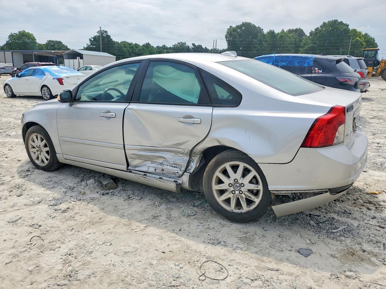 2008 Volvo S40 2.4i Silver vin: YV1MS382782374506