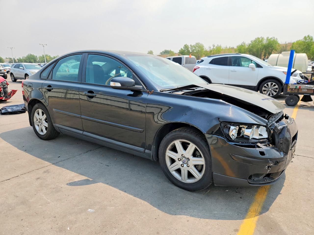2007 Volvo S40 2.4i Black vin: YV1MS382972266080