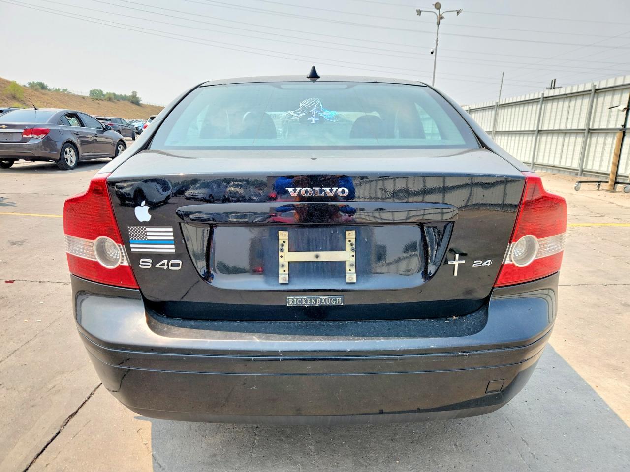 2007 Volvo S40 2.4i Black vin: YV1MS382972266080