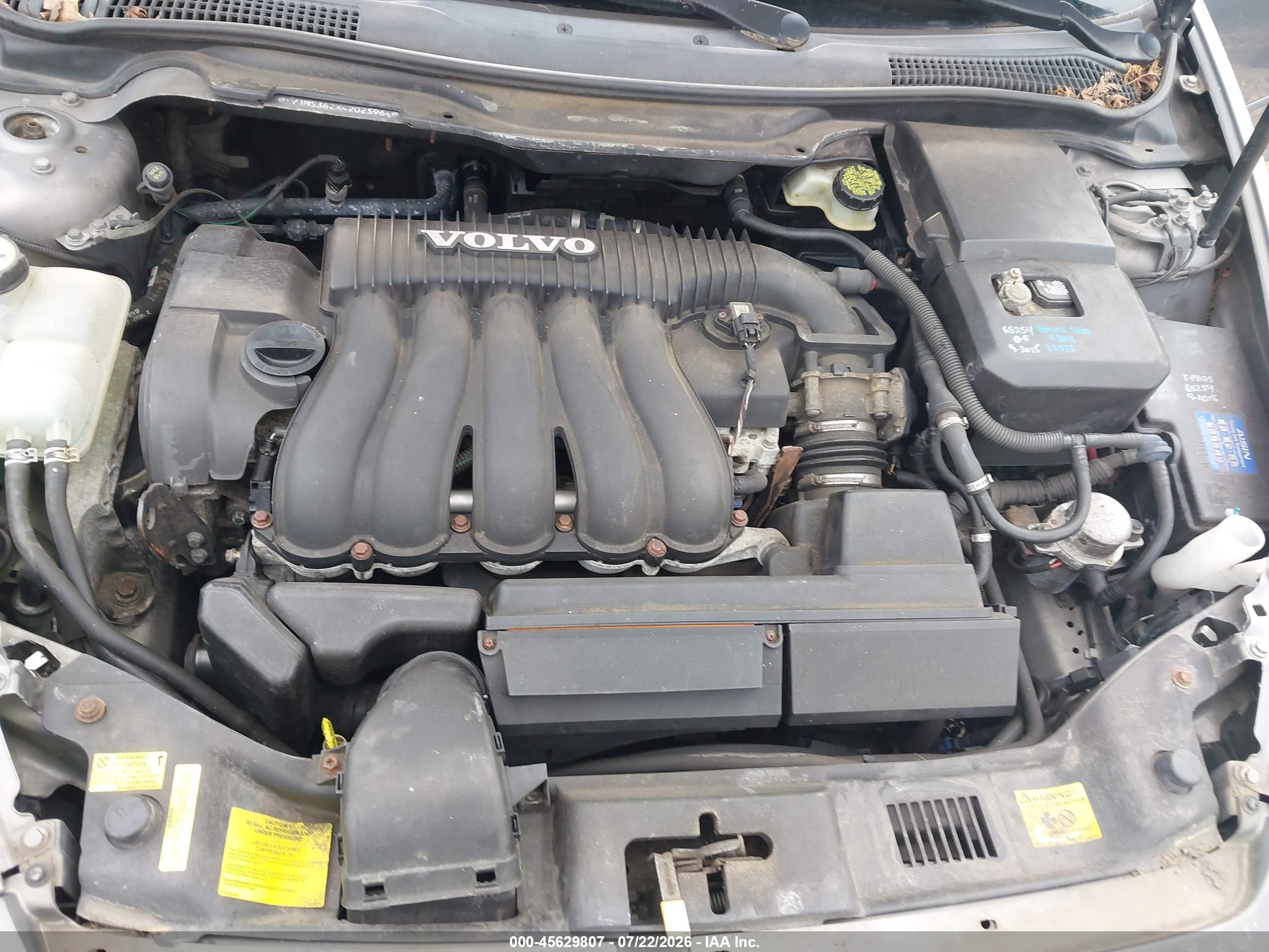 2004 Volvo S40 2.4i Gray vin: YV1MS382X42025964
