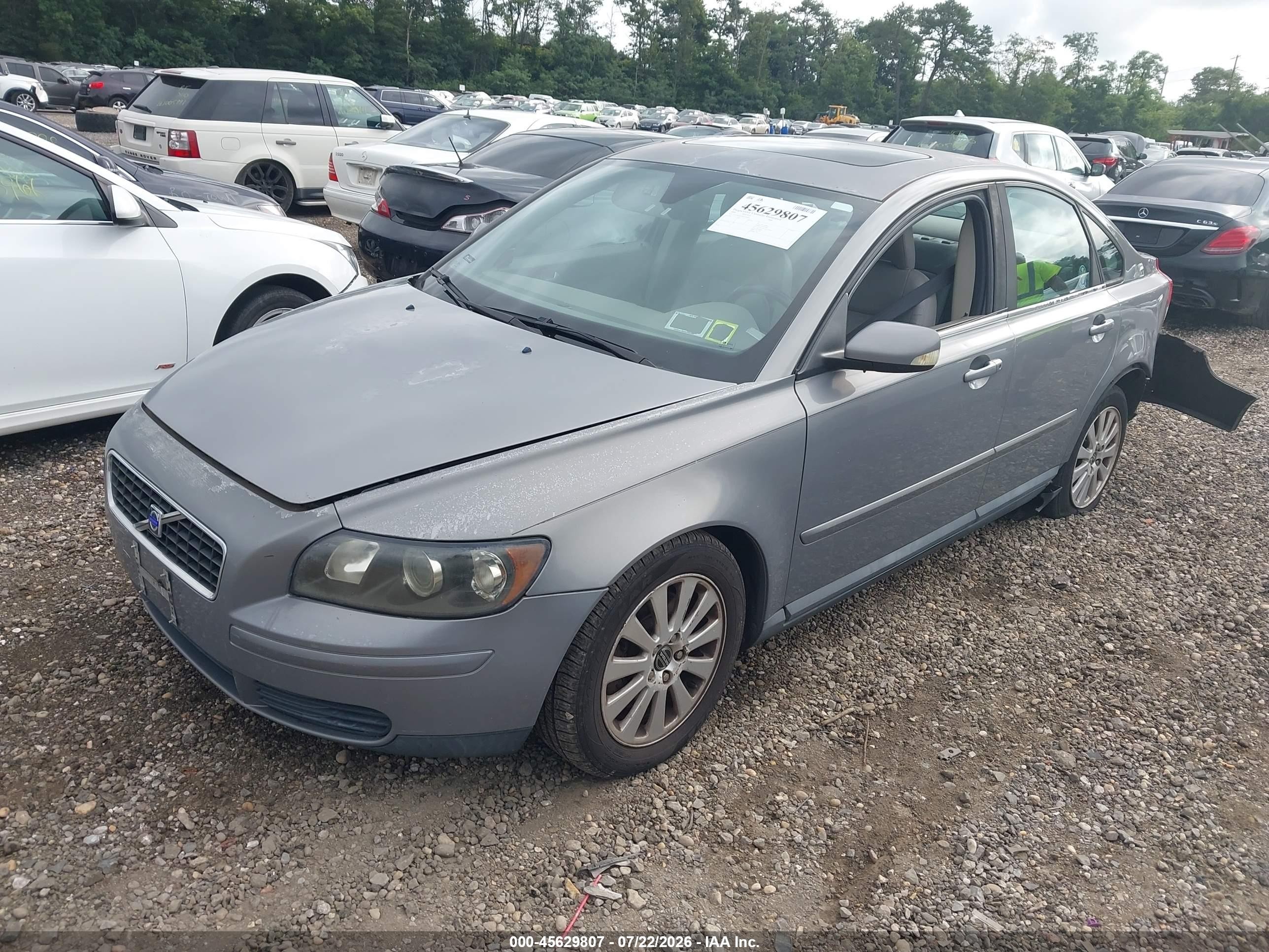 2004 Volvo S40 2.4i Gray vin: YV1MS382X42025964
