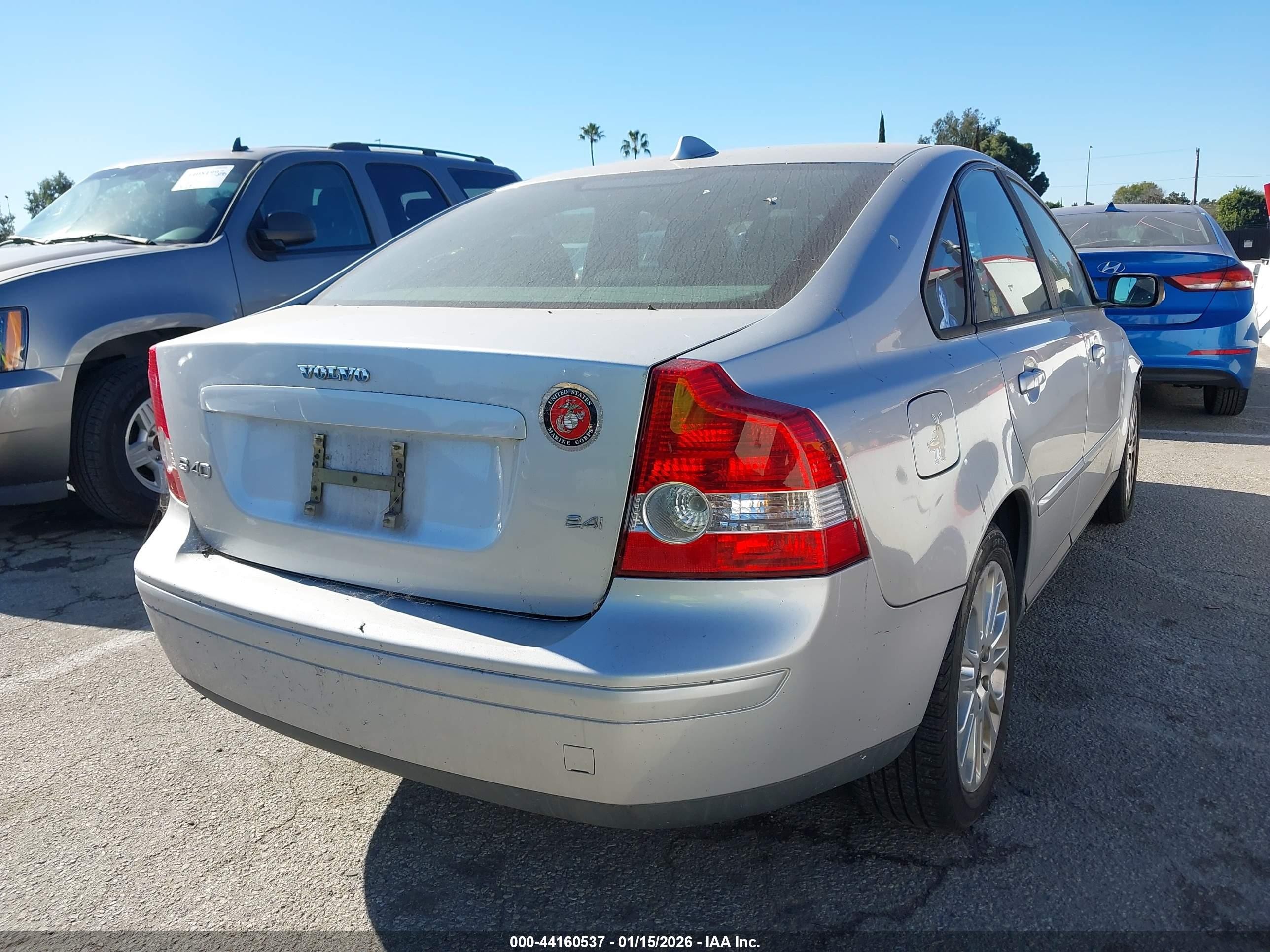 2006 Volvo S40 2.4i Silver vin: YV1MS390062195203