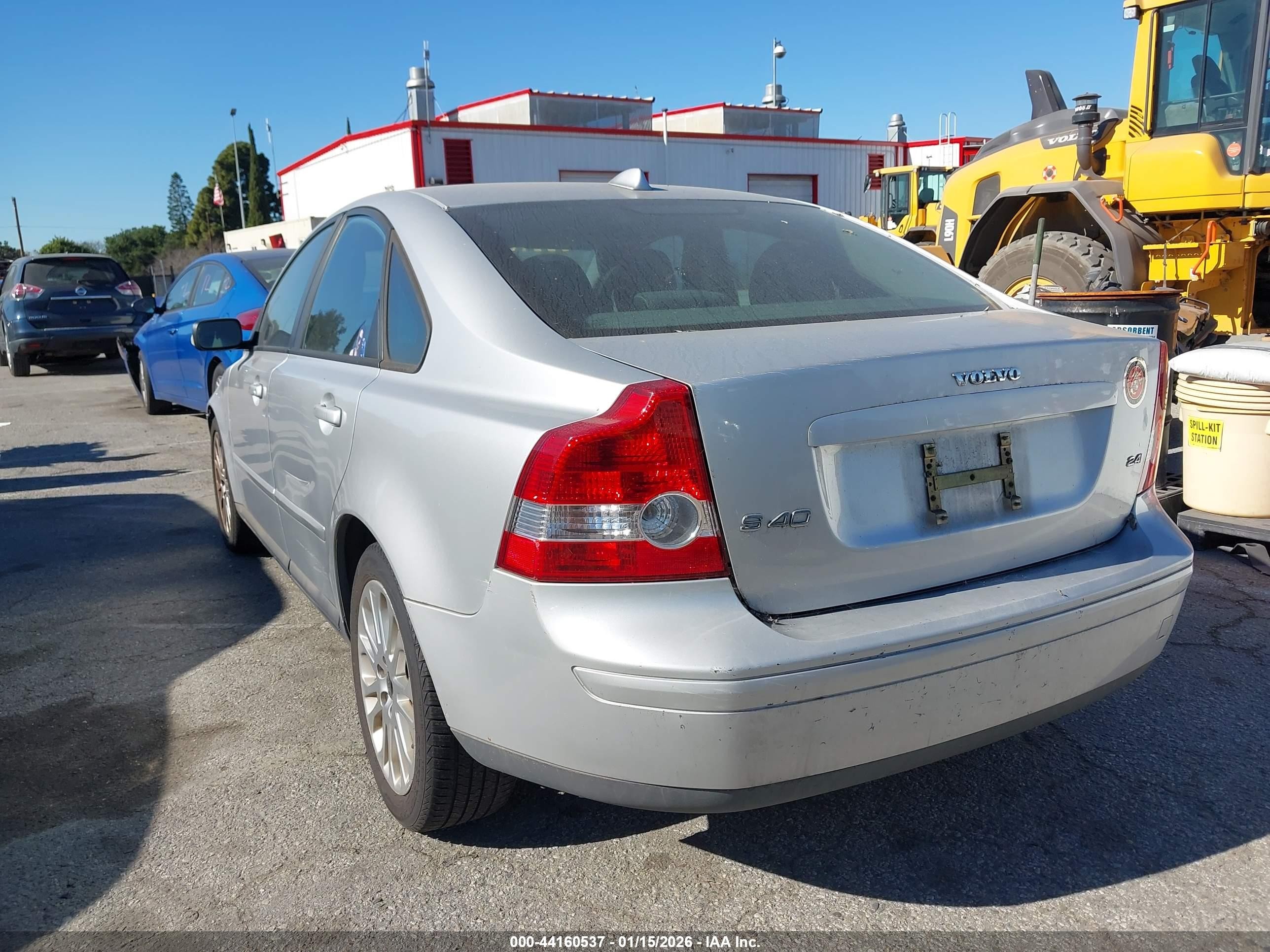 2006 Volvo S40 2.4i Silver vin: YV1MS390062195203