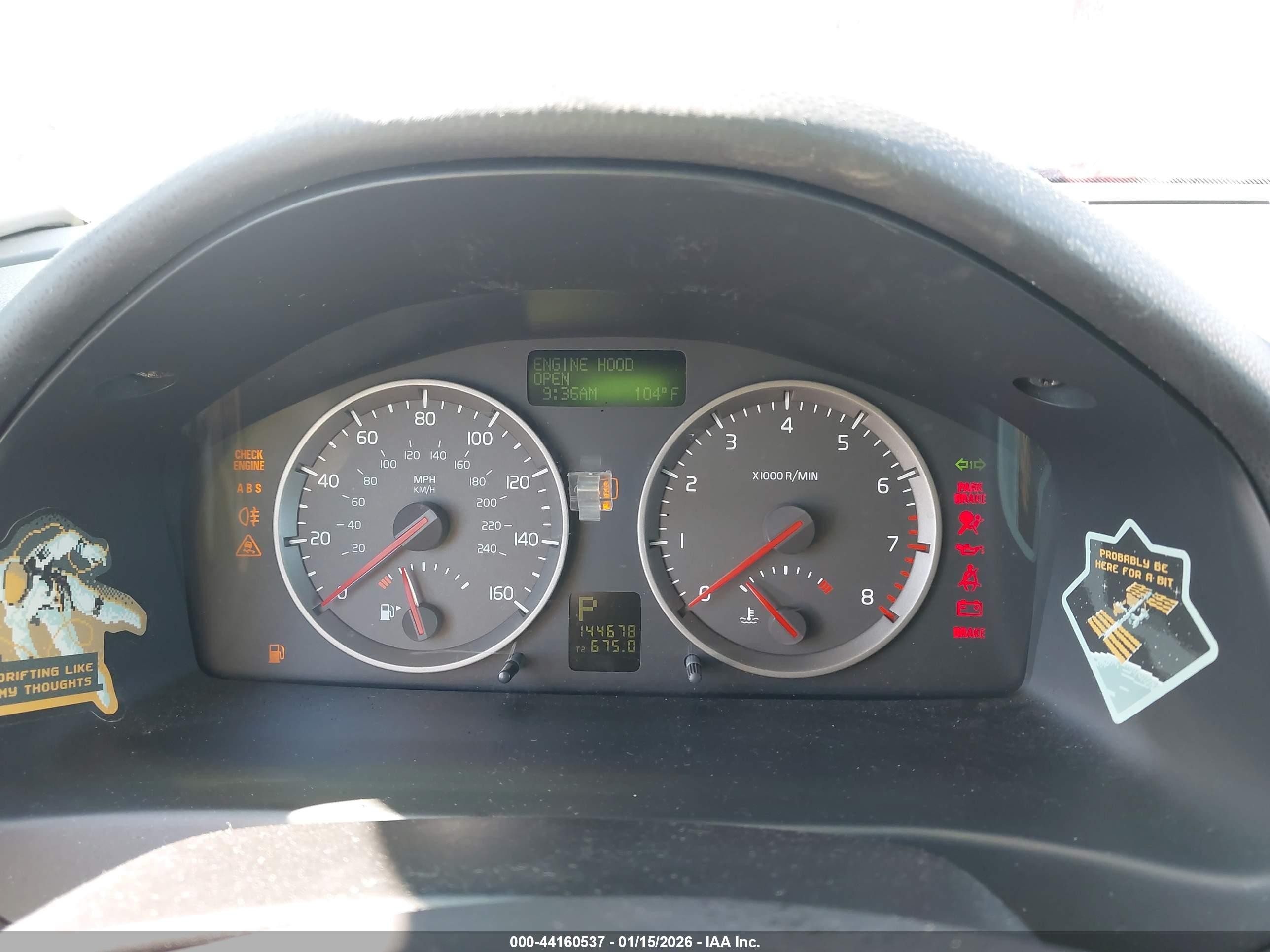 2006 Volvo S40 2.4i Silver vin: YV1MS390062195203