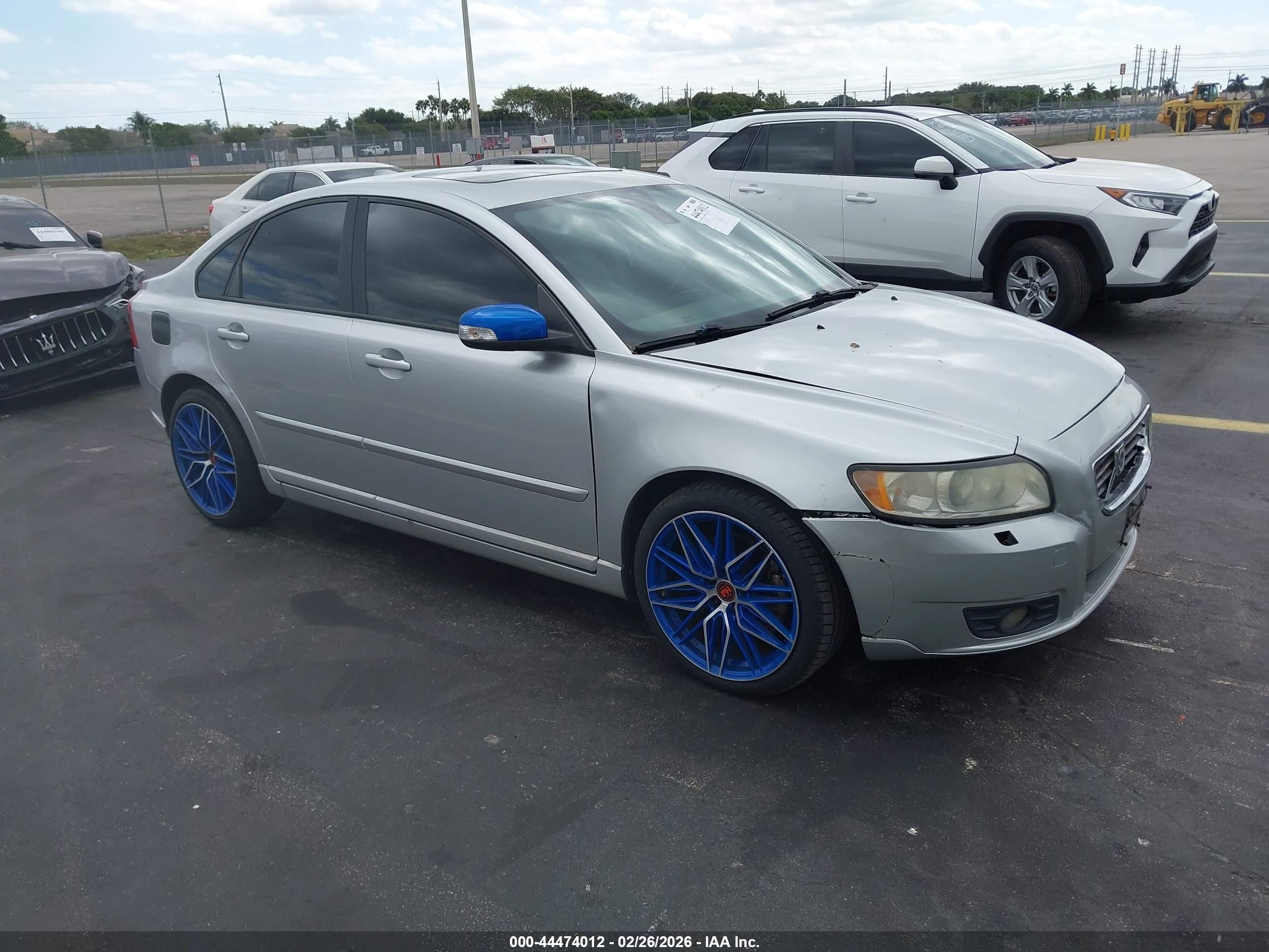 2008 Volvo S40 2.4i Gray vin: YV1MS390082395842