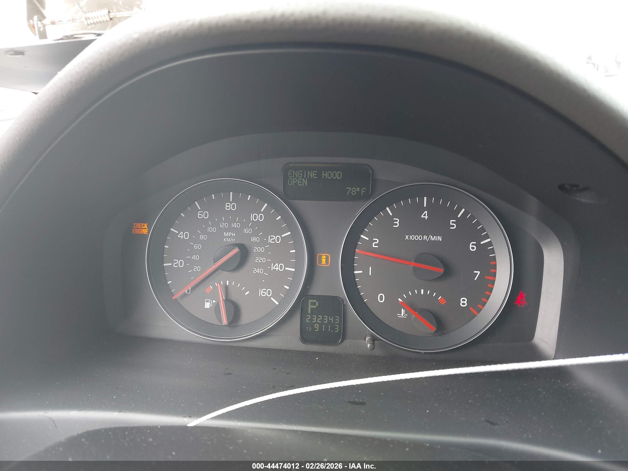 2008 Volvo S40 2.4i Серый vin: YV1MS390082395842