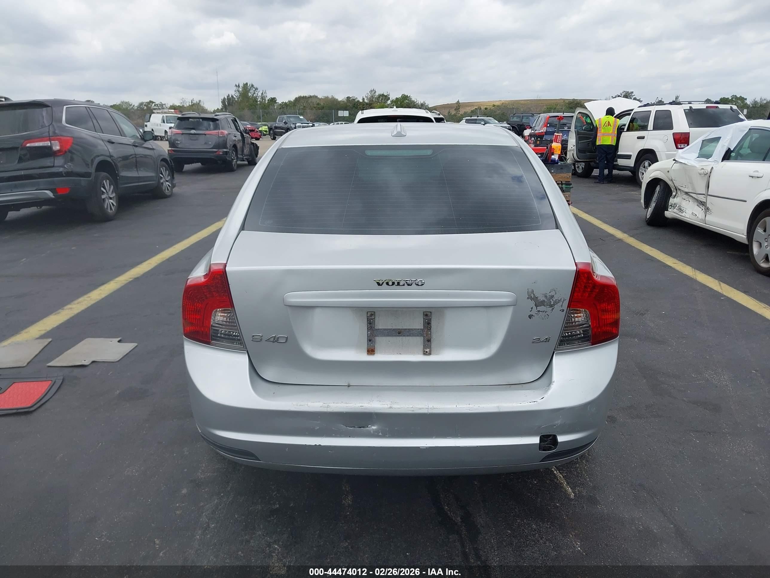 2008 Volvo S40 2.4i Серый vin: YV1MS390082395842