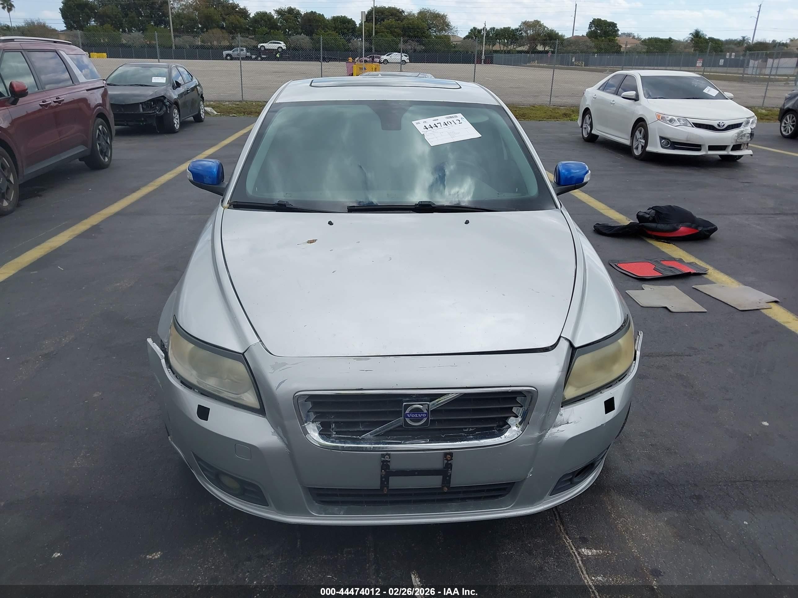 2008 Volvo S40 2.4i Серый vin: YV1MS390082395842