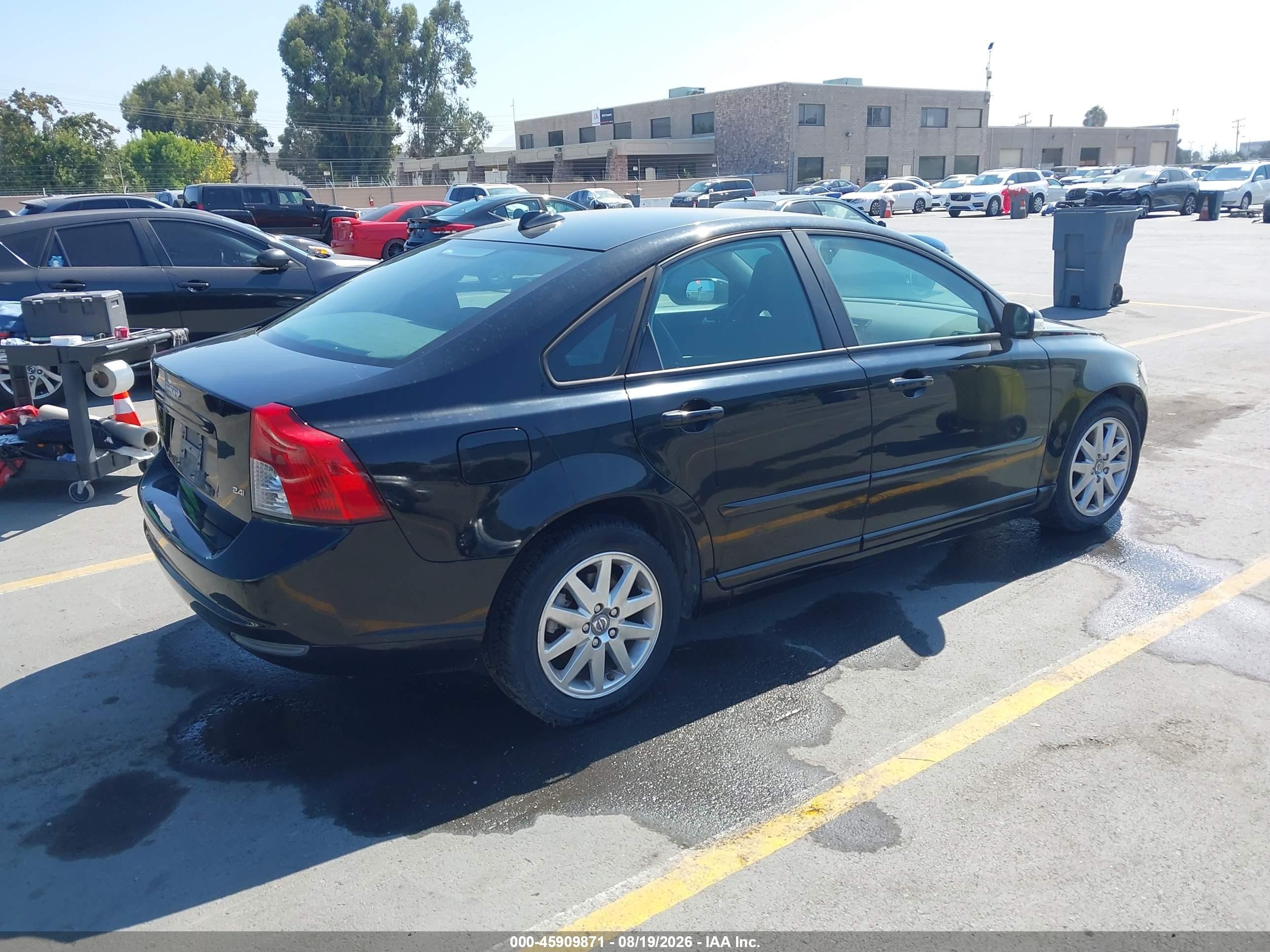 2008 Volvo S40 2.4l/2.4l W/snrf Black vin: YV1MS390482377585