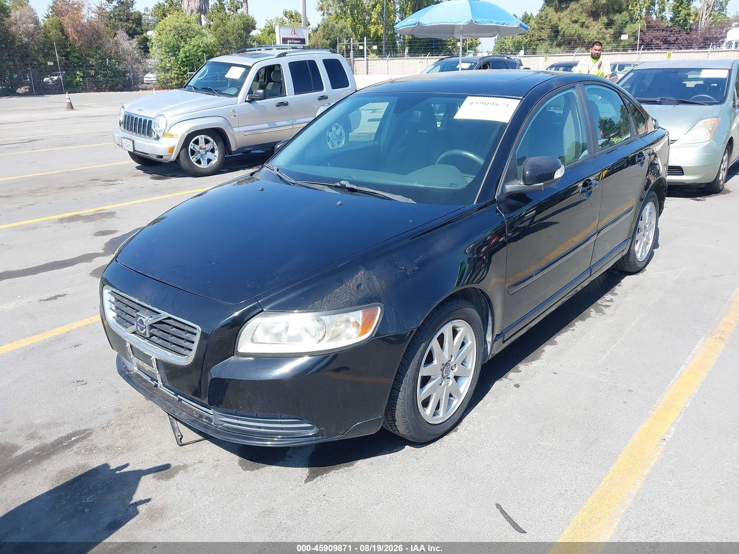 2008 Volvo S40 2.4l/2.4l W/snrf Black vin: YV1MS390482377585