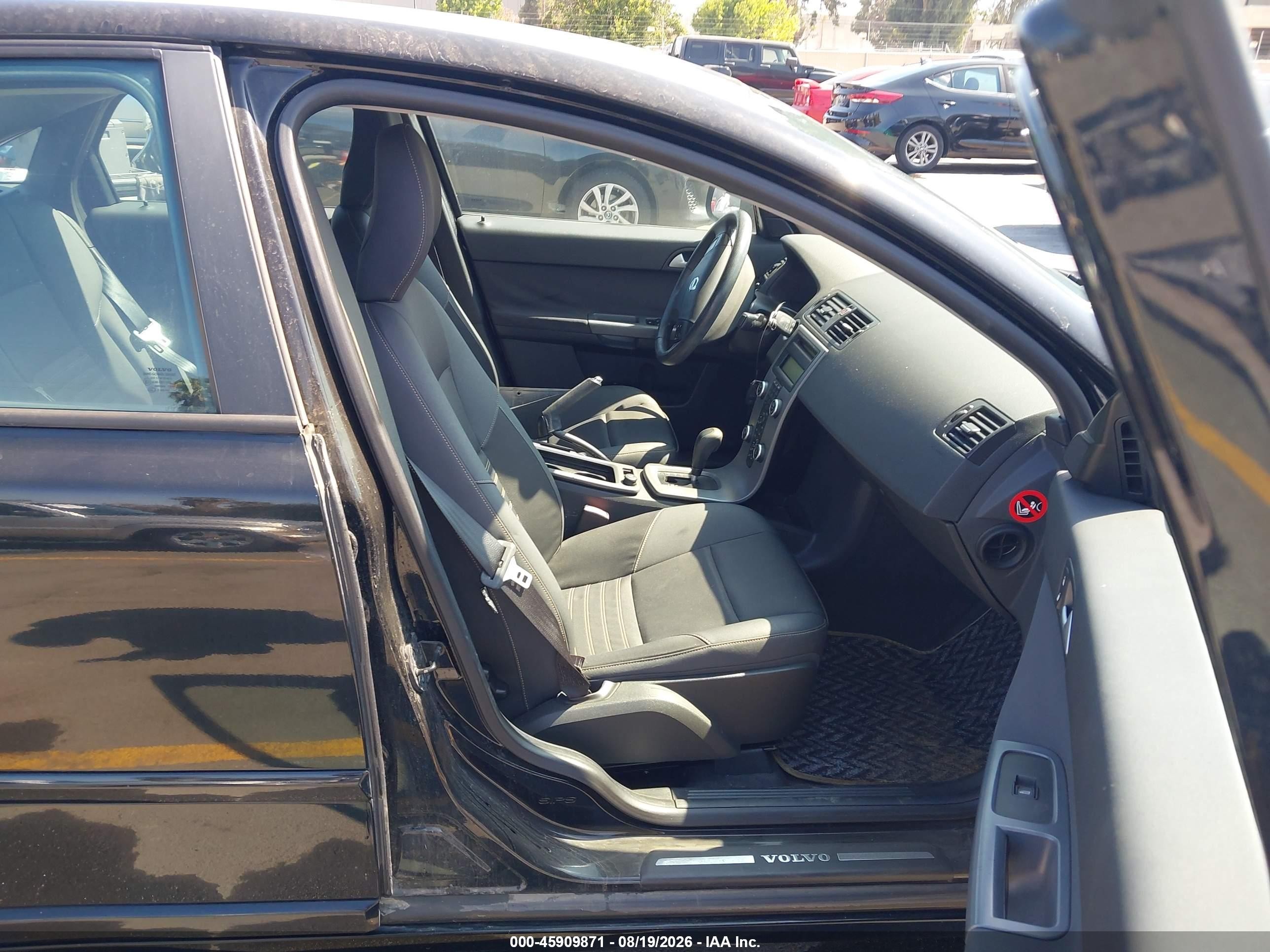 2008 Volvo S40 2.4l/2.4l W/snrf Black vin: YV1MS390482377585