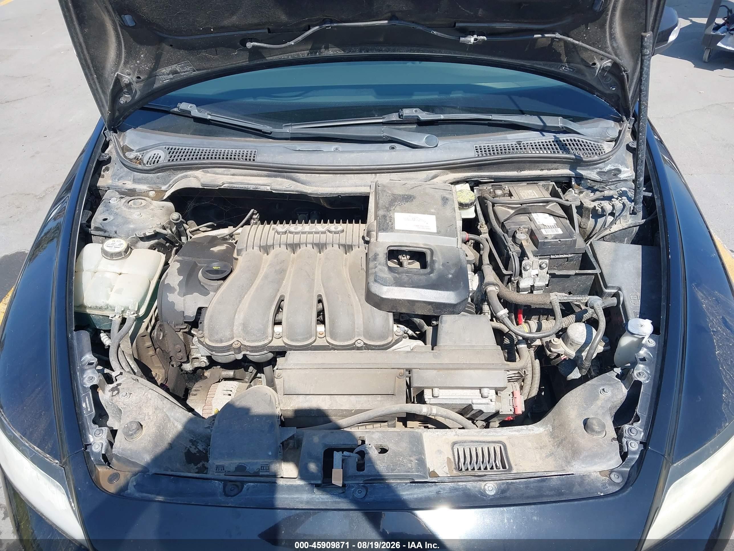 2008 Volvo S40 2.4l/2.4l W/snrf Black vin: YV1MS390482377585