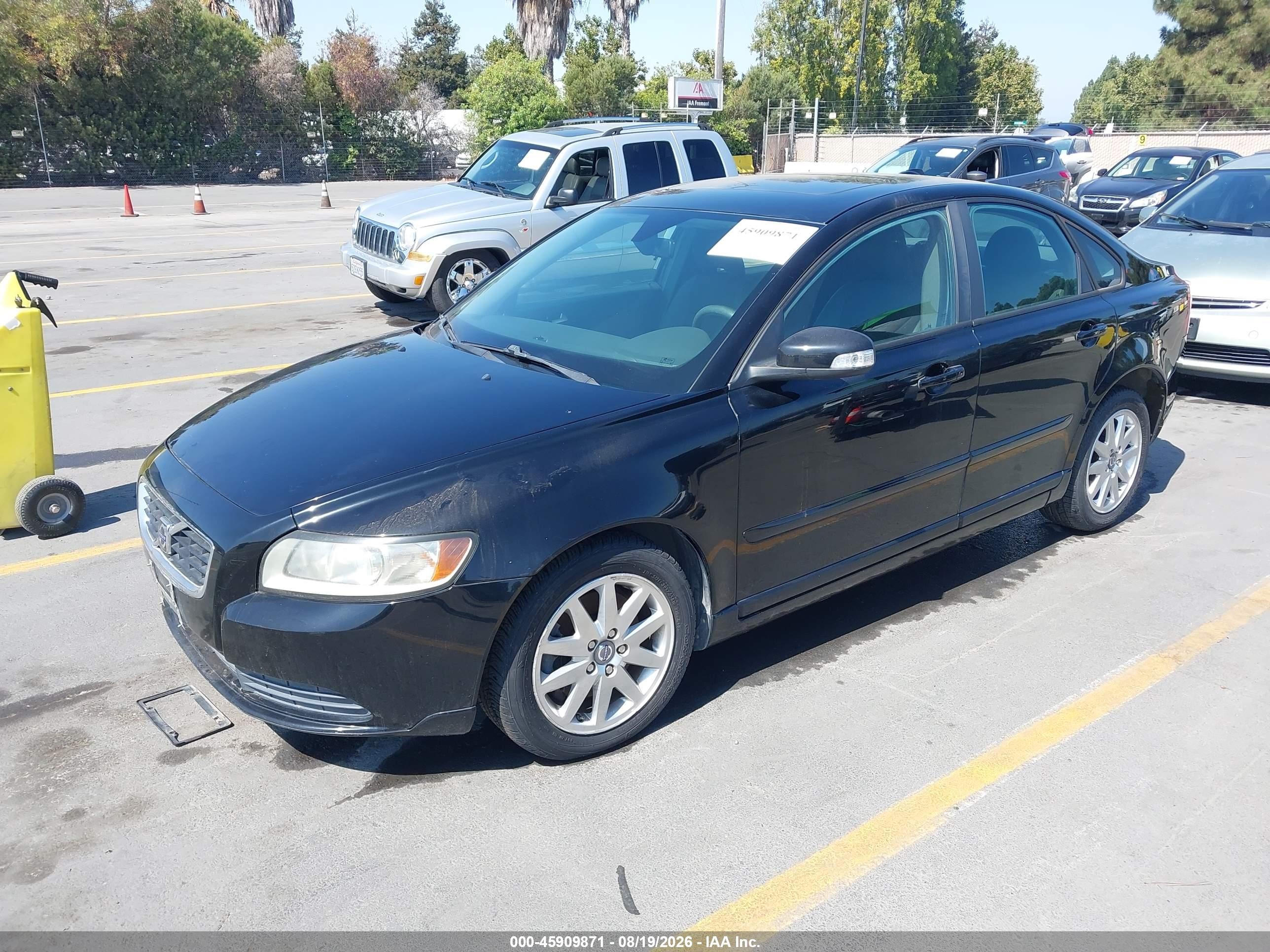 2008 Volvo S40 2.4l/2.4l W/snrf Black vin: YV1MS390482377585