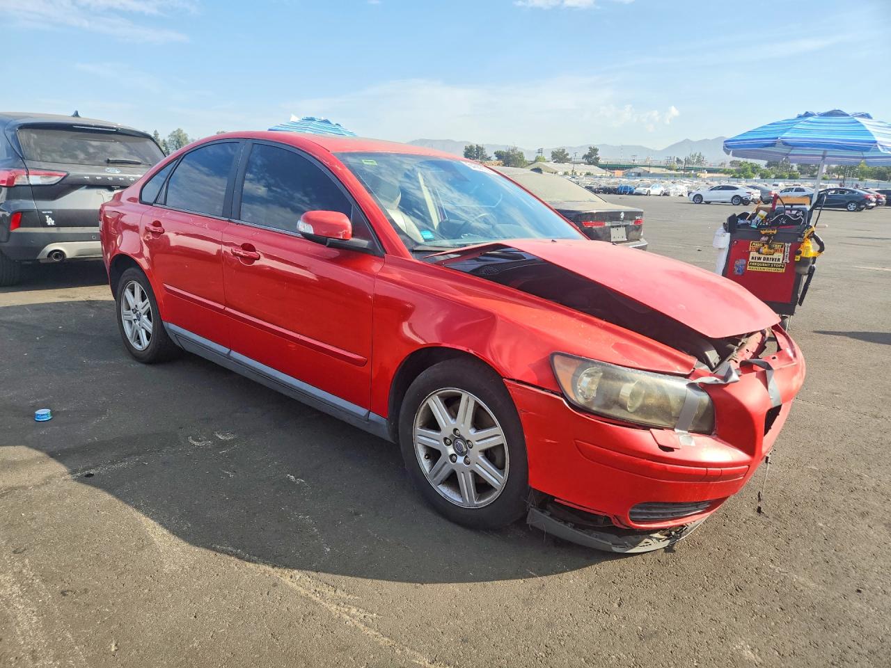 2007 Volvo S40 2.4i Red vin: YV1MS390772283327