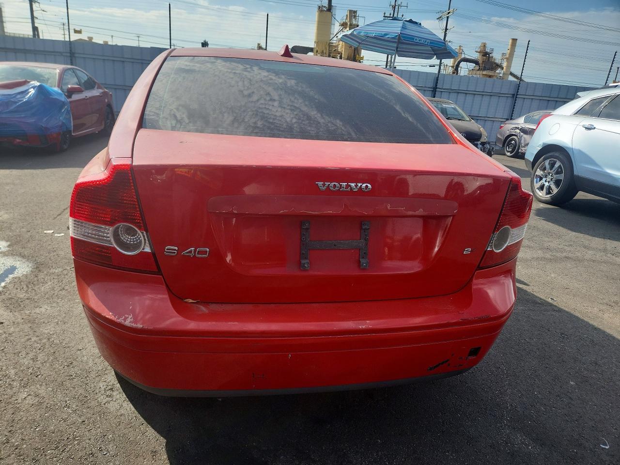 2007 Volvo S40 2.4i Red vin: YV1MS390772283327