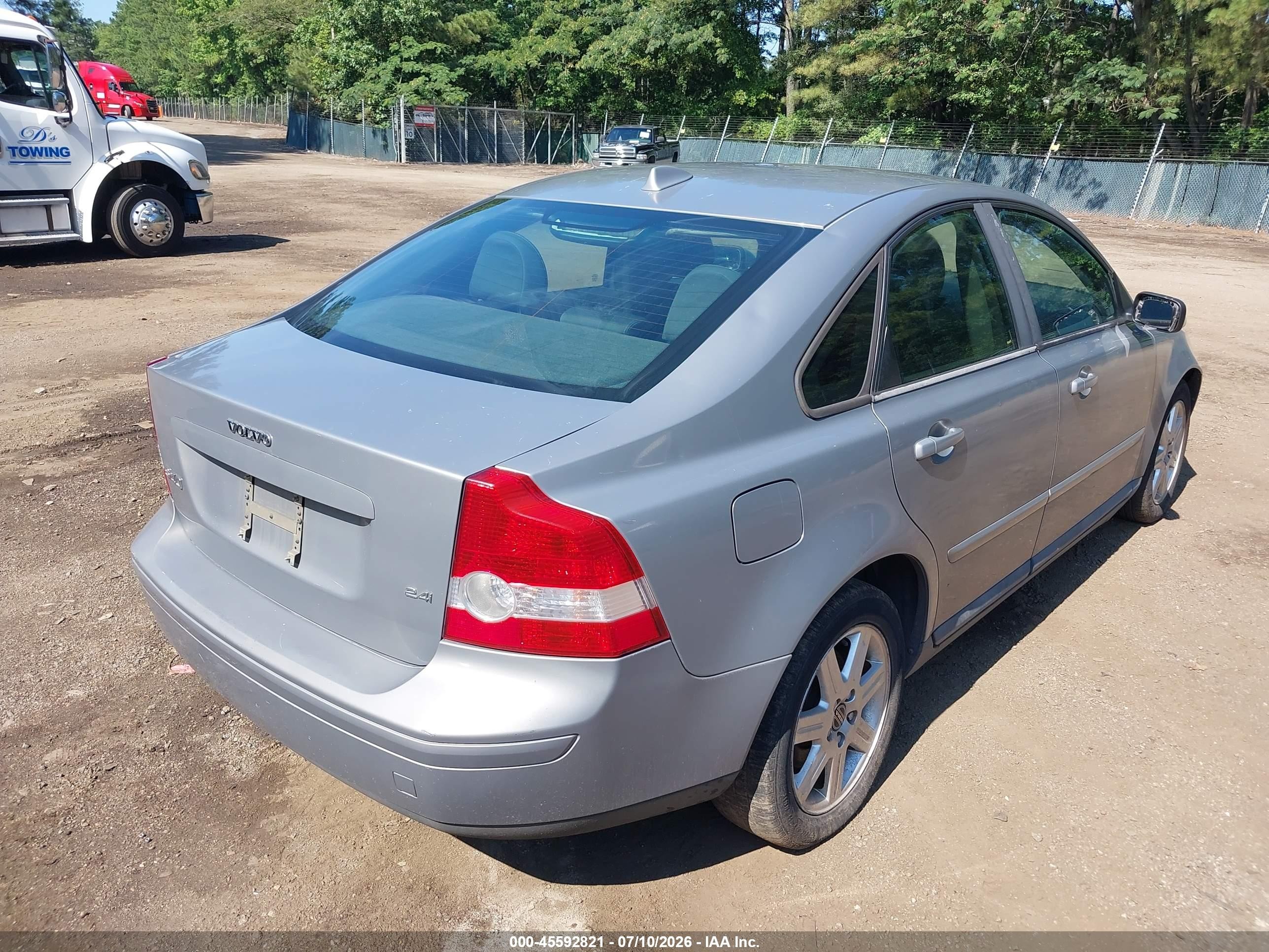 2006 Volvo S40 2.4i Gray vin: YV1MS390862215858
