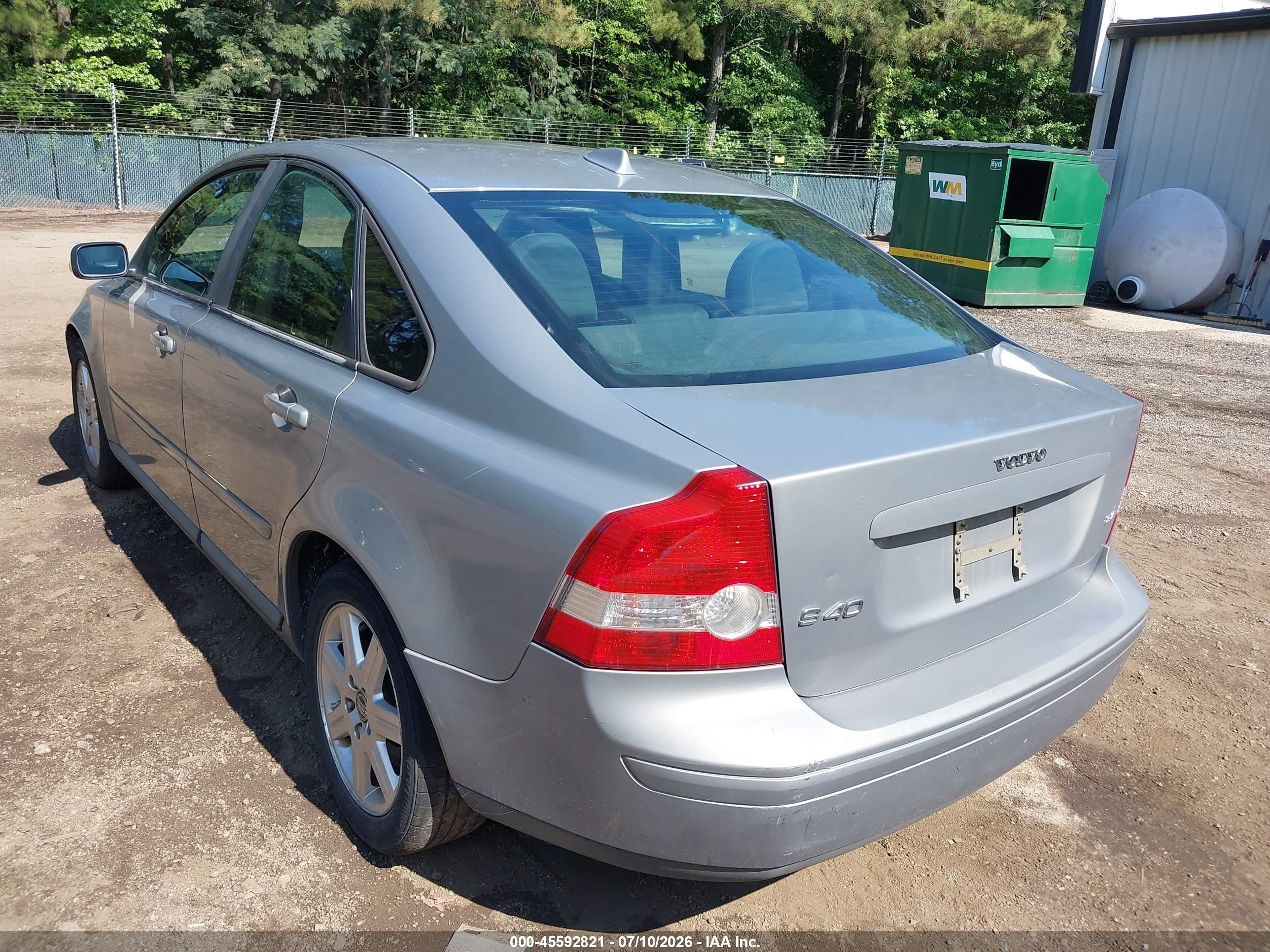 2006 Volvo S40 2.4i Gray vin: YV1MS390862215858