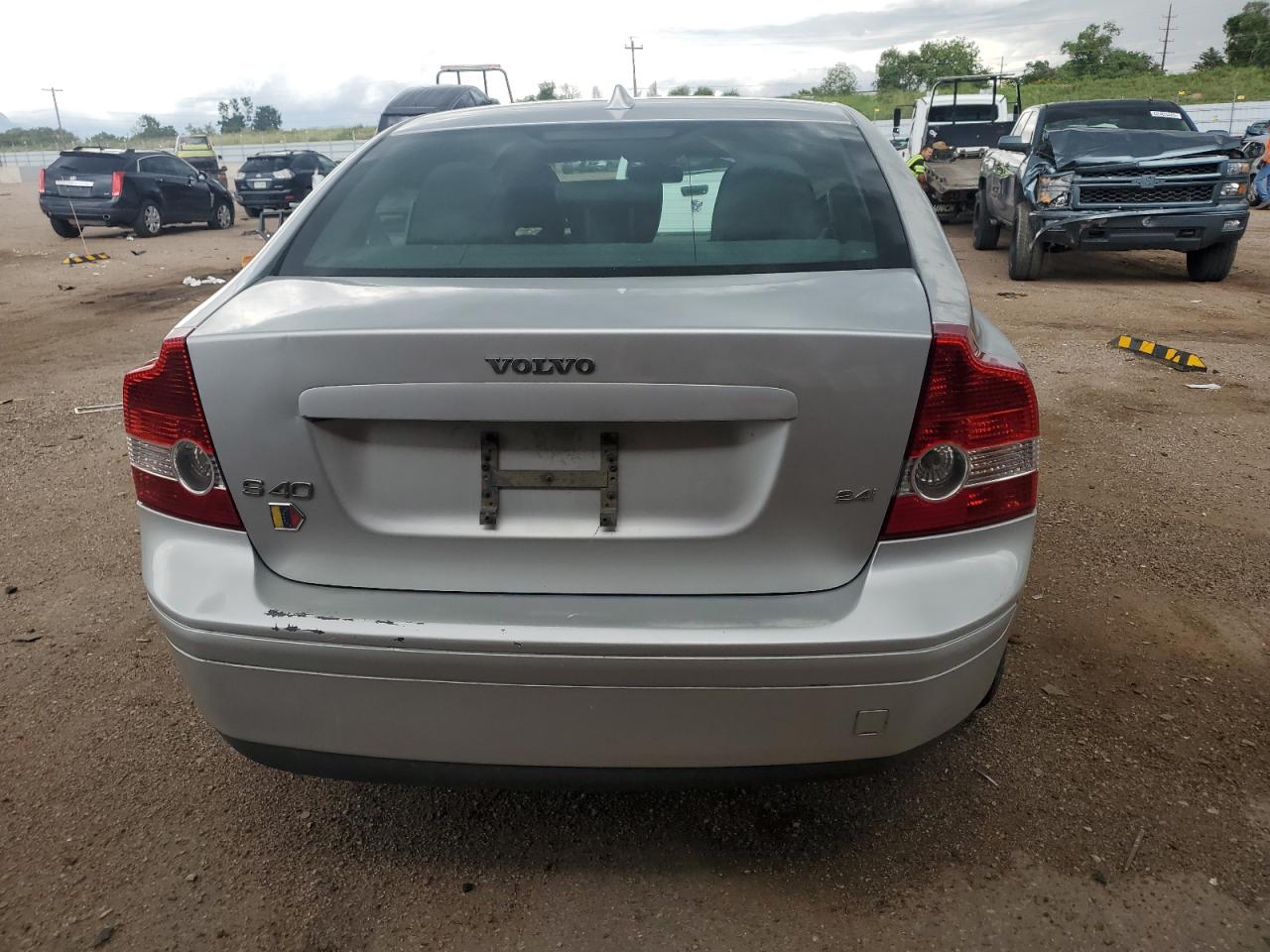 2007 Volvo S40 2.4i Silver vin: YV1MS390872271090