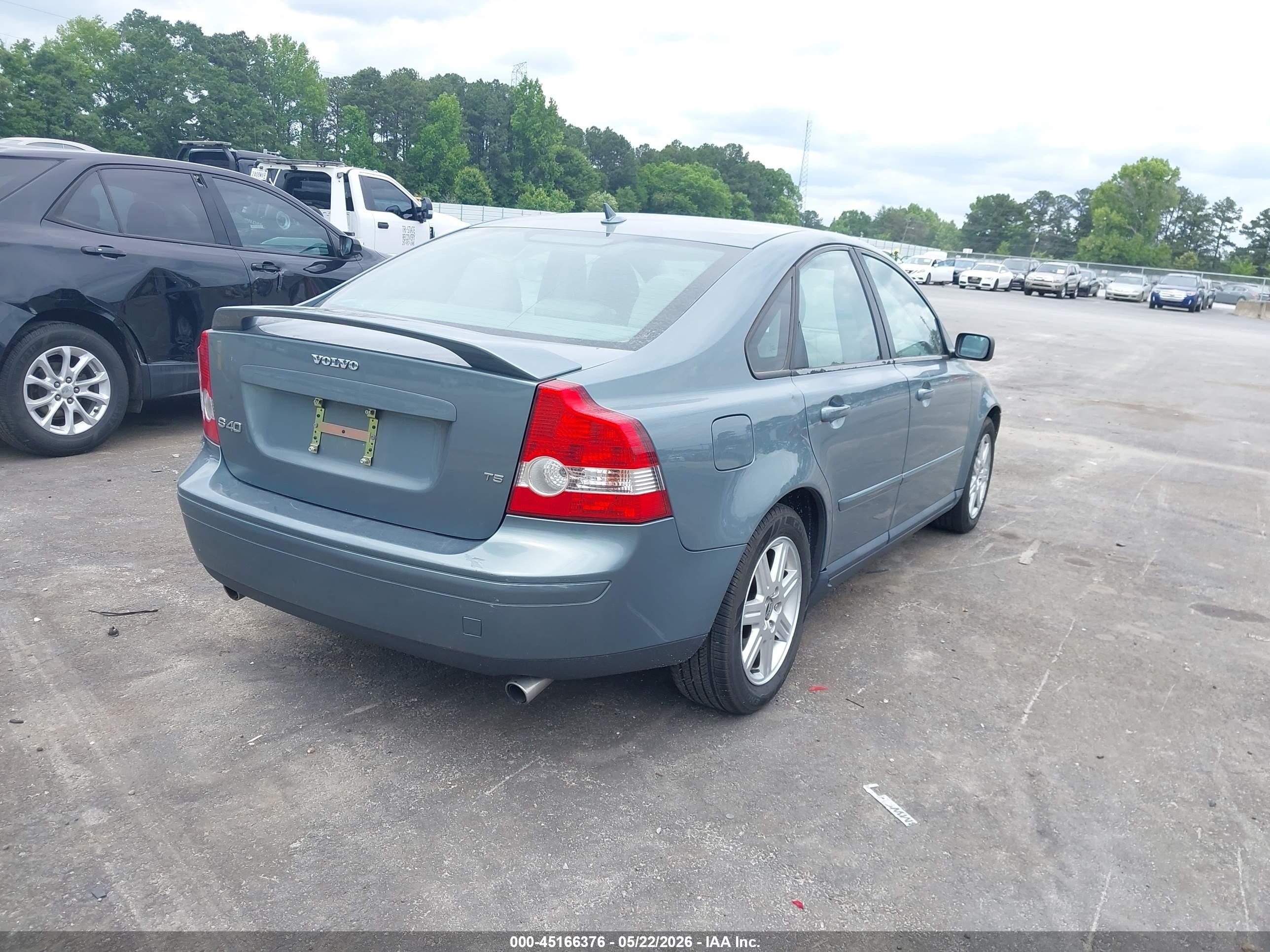 2005 Volvo S40 T5 Light Blue vin: YV1MS682352049445