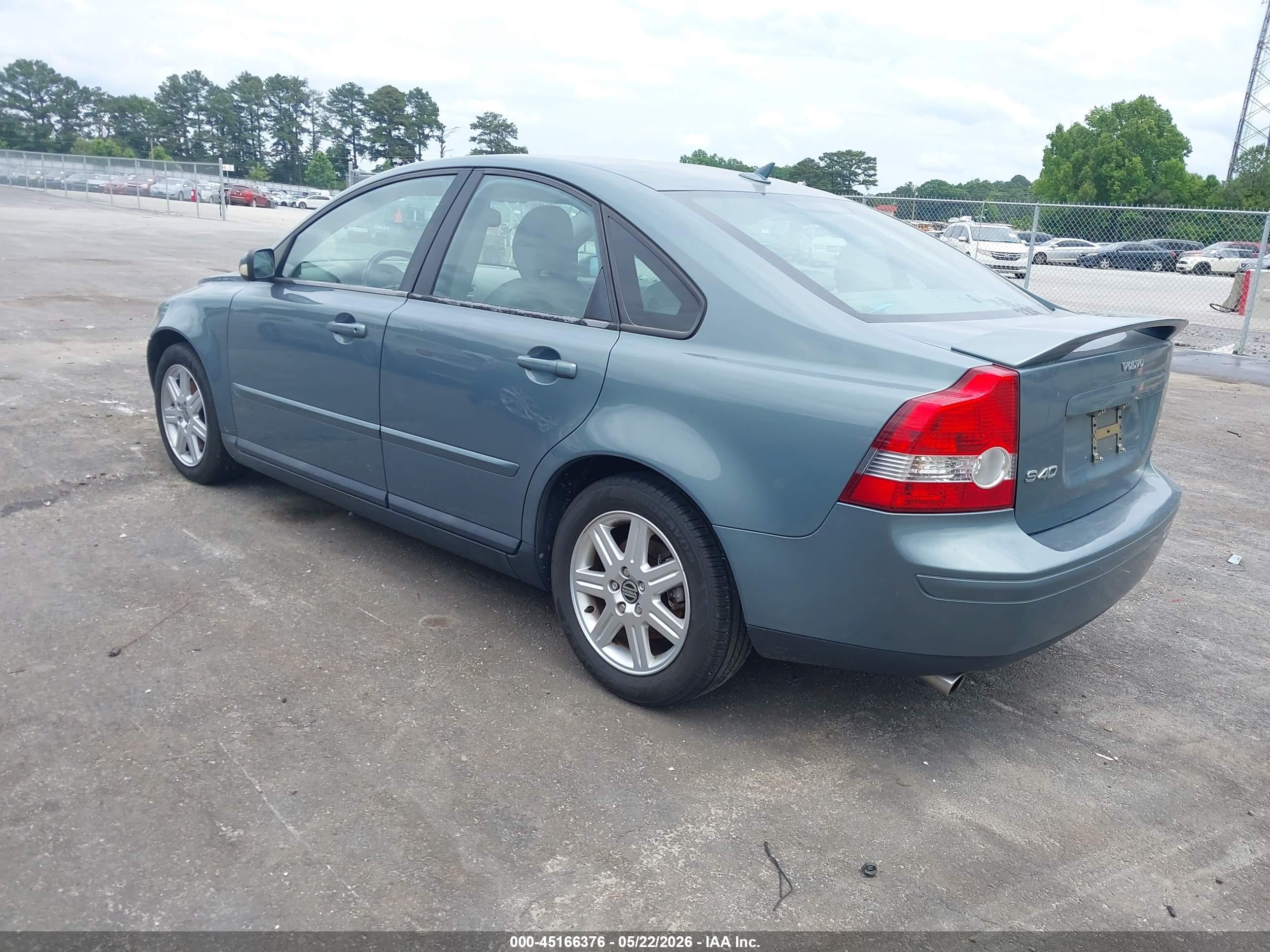 2005 Volvo S40 T5 Light Blue vin: YV1MS682352049445