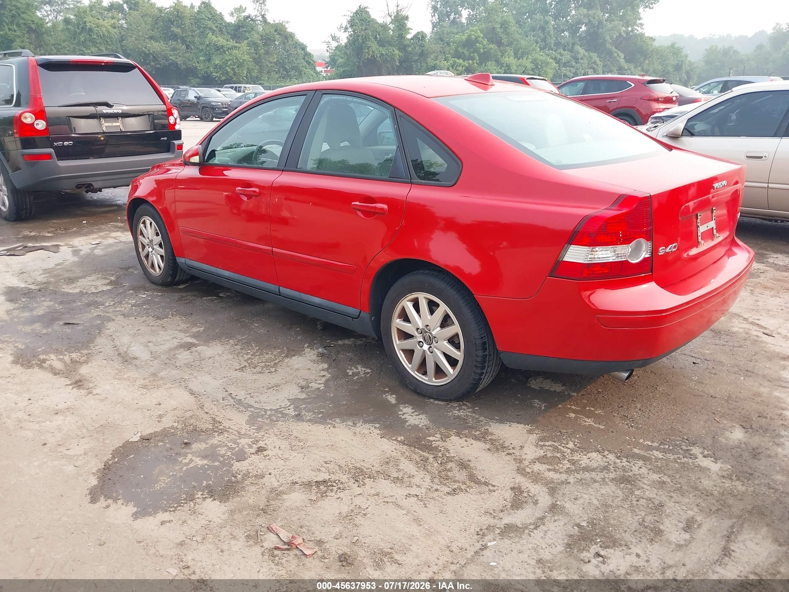 2006 Volvo S40 T5 Red vin: YV1MS682362169988