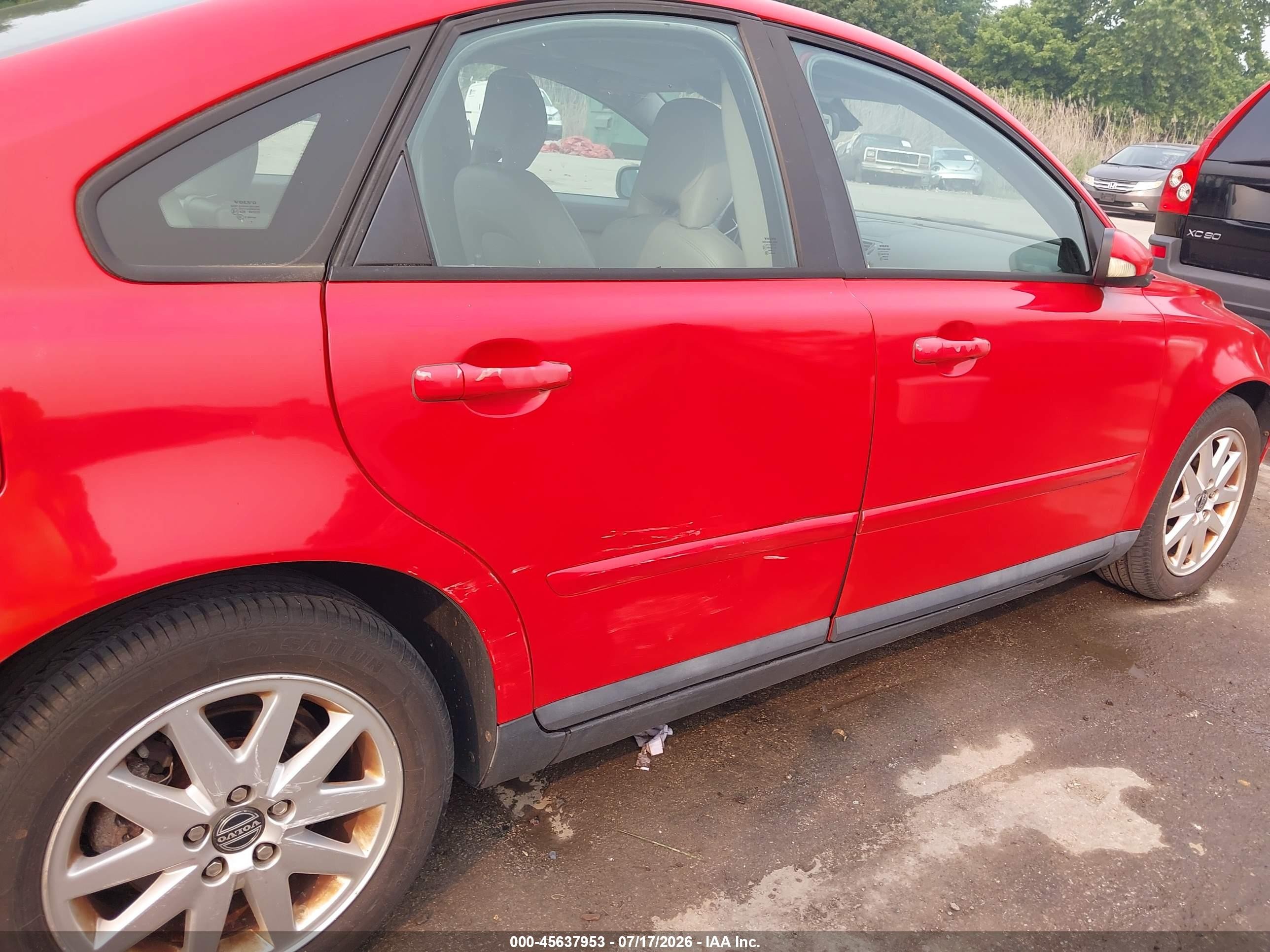 2006 Volvo S40 T5 Red vin: YV1MS682362169988