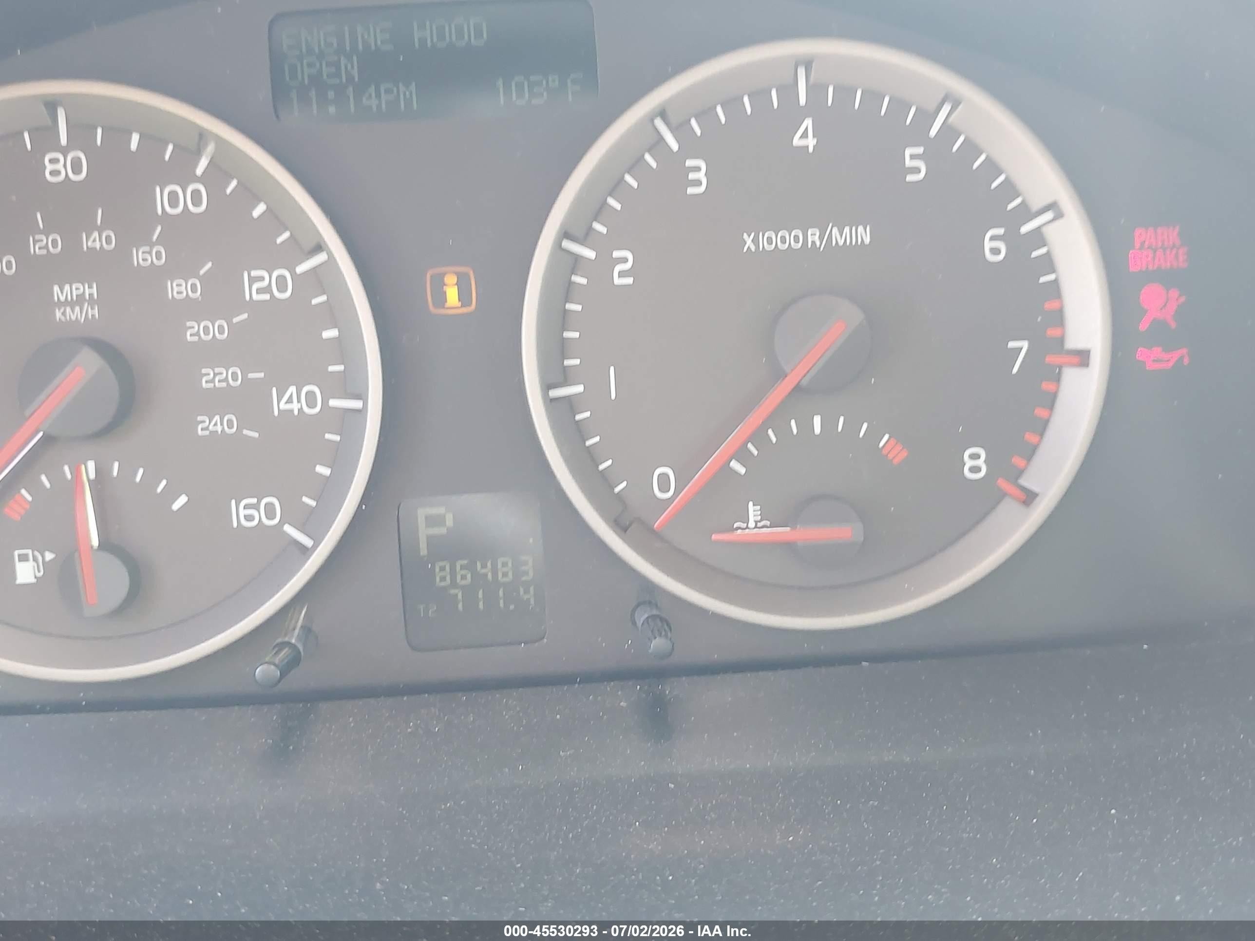 2004 Volvo S40 T5 Silver vin: YV1MS682642027874