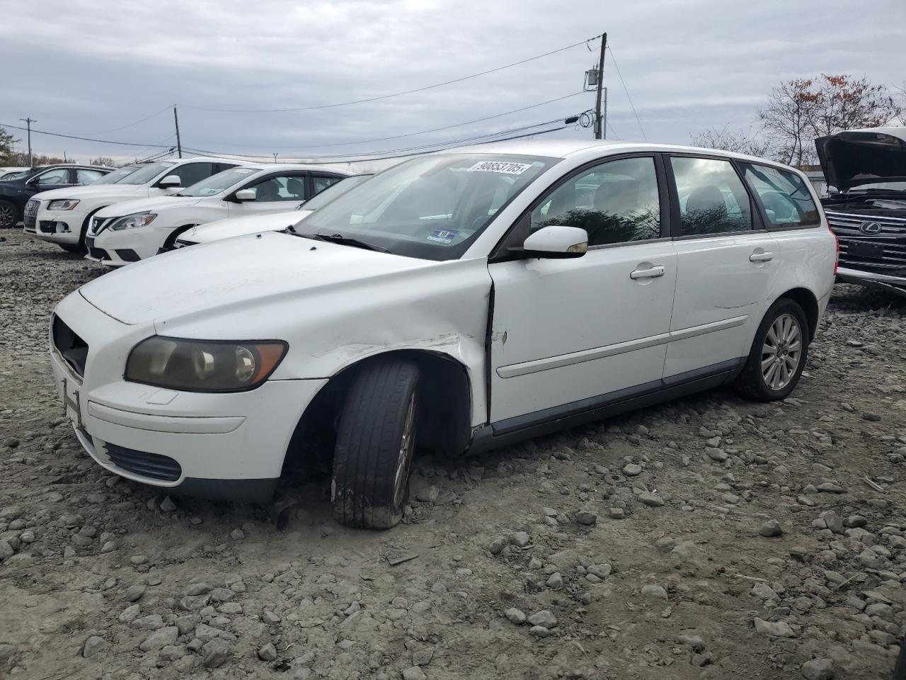 2005 Volvo V50 2.4i White vin: YV1MW382252049312