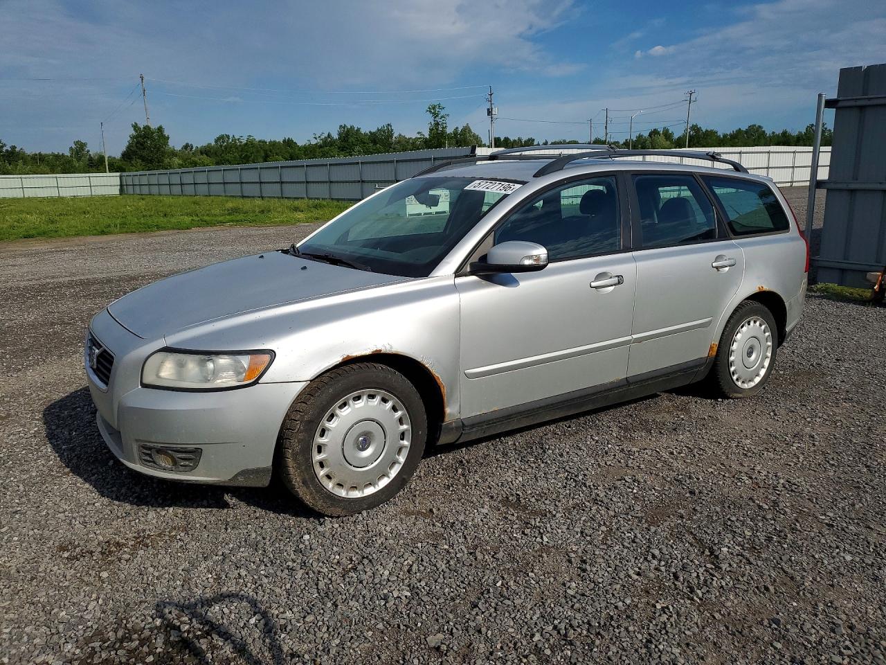 2009 Volvo V50 2.4i Silver vin: YV1MW382292453426