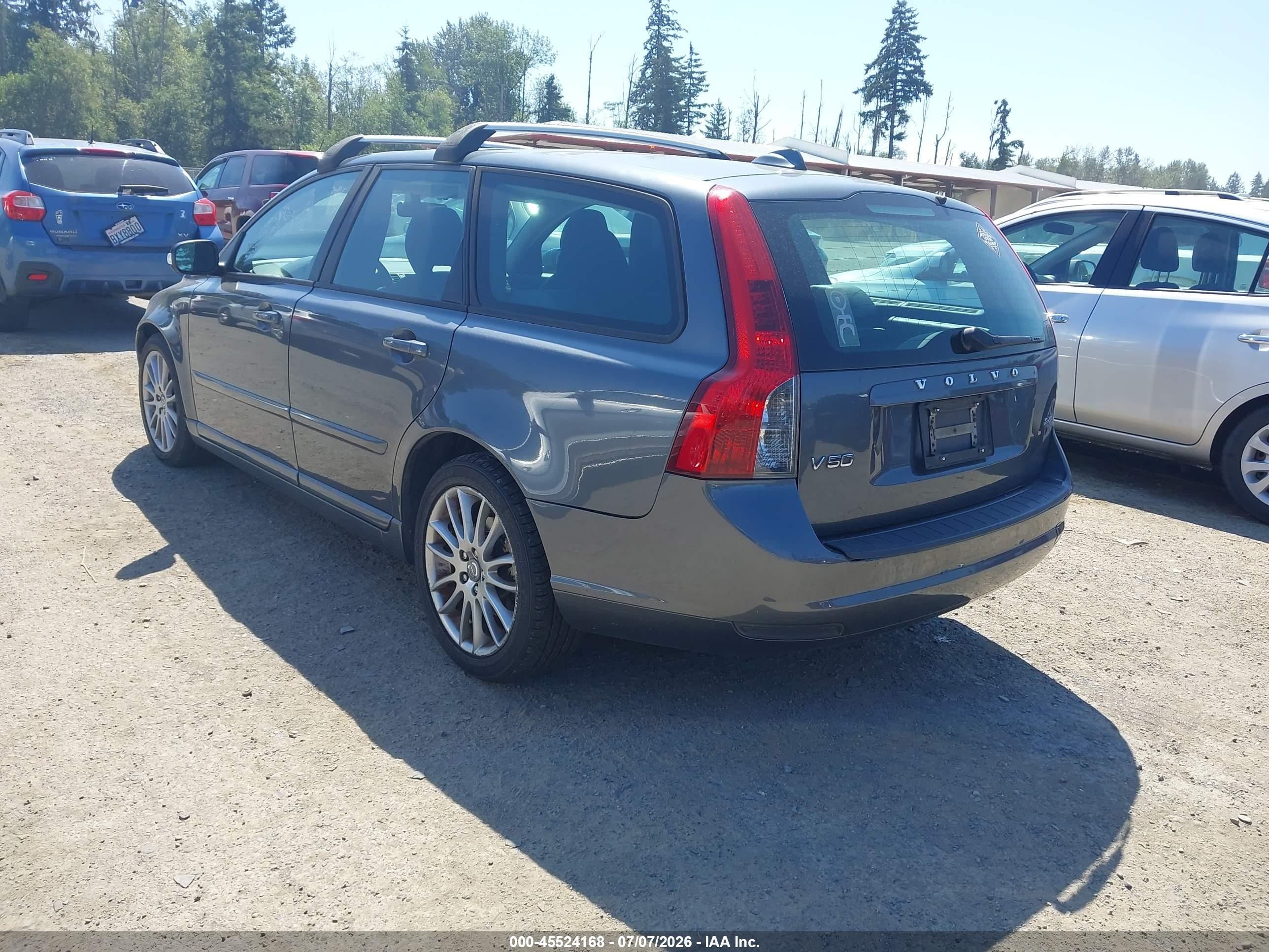2009 Volvo V50 2.4i Gray vin: YV1MW382492485777