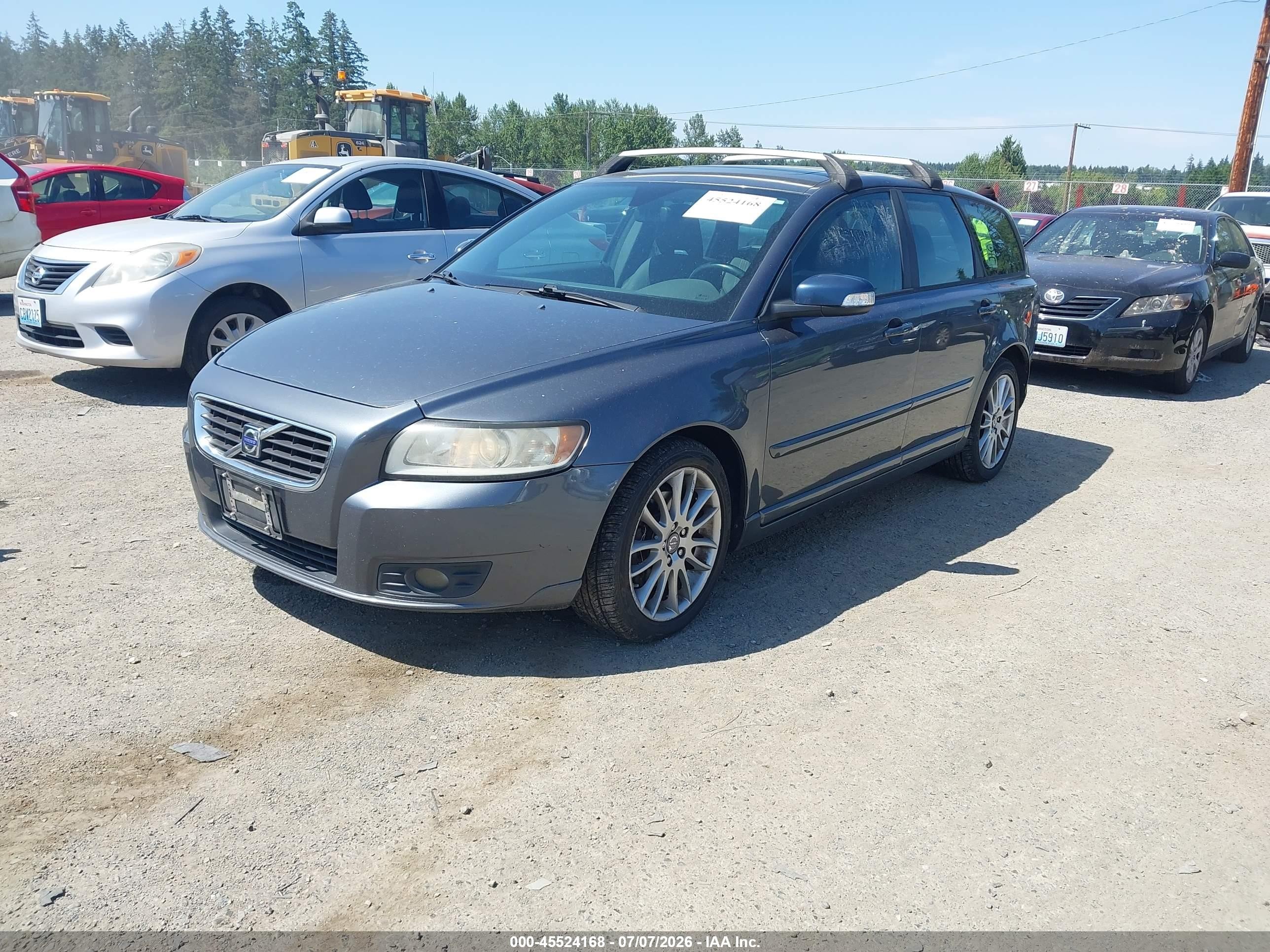 2009 Volvo V50 2.4i Gray vin: YV1MW382492485777