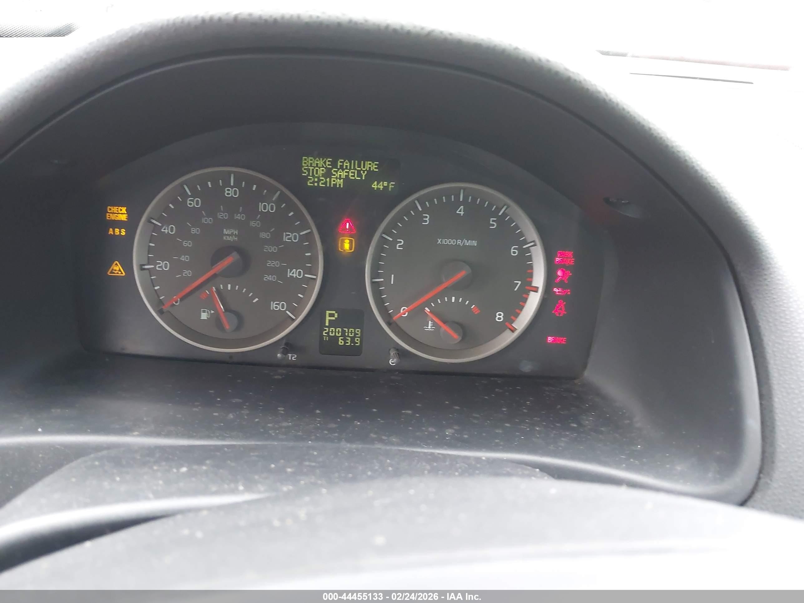 2007 Volvo V50 2.4i Silver vin: YV1MW382972317193