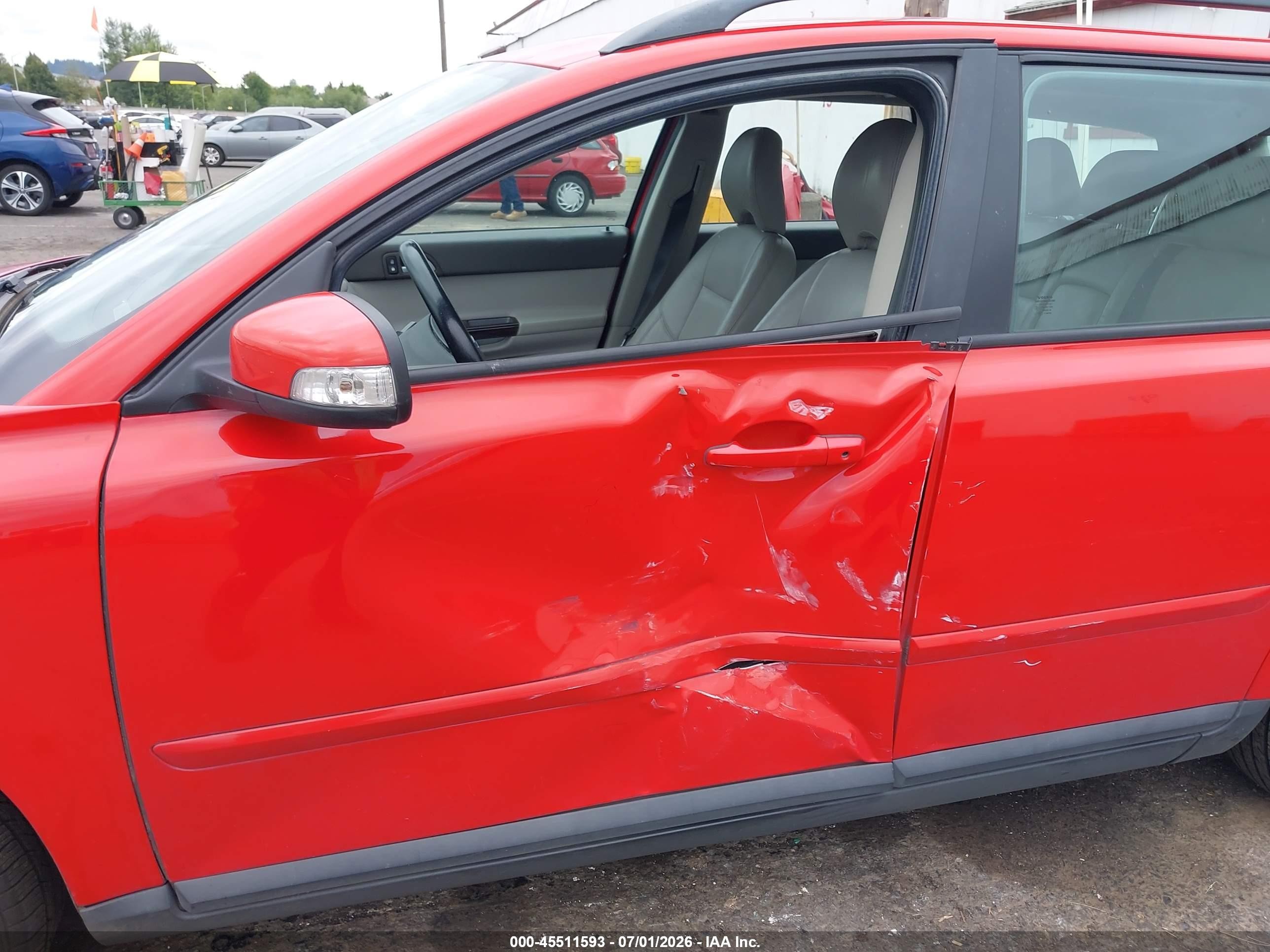 2007 Volvo V50 2.4i Red vin: YV1MW390172283151