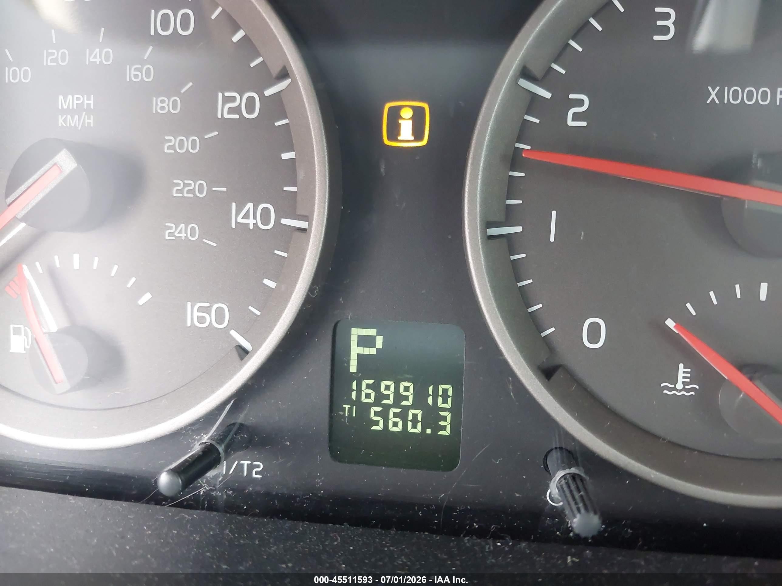 2007 Volvo V50 2.4i Red vin: YV1MW390172283151