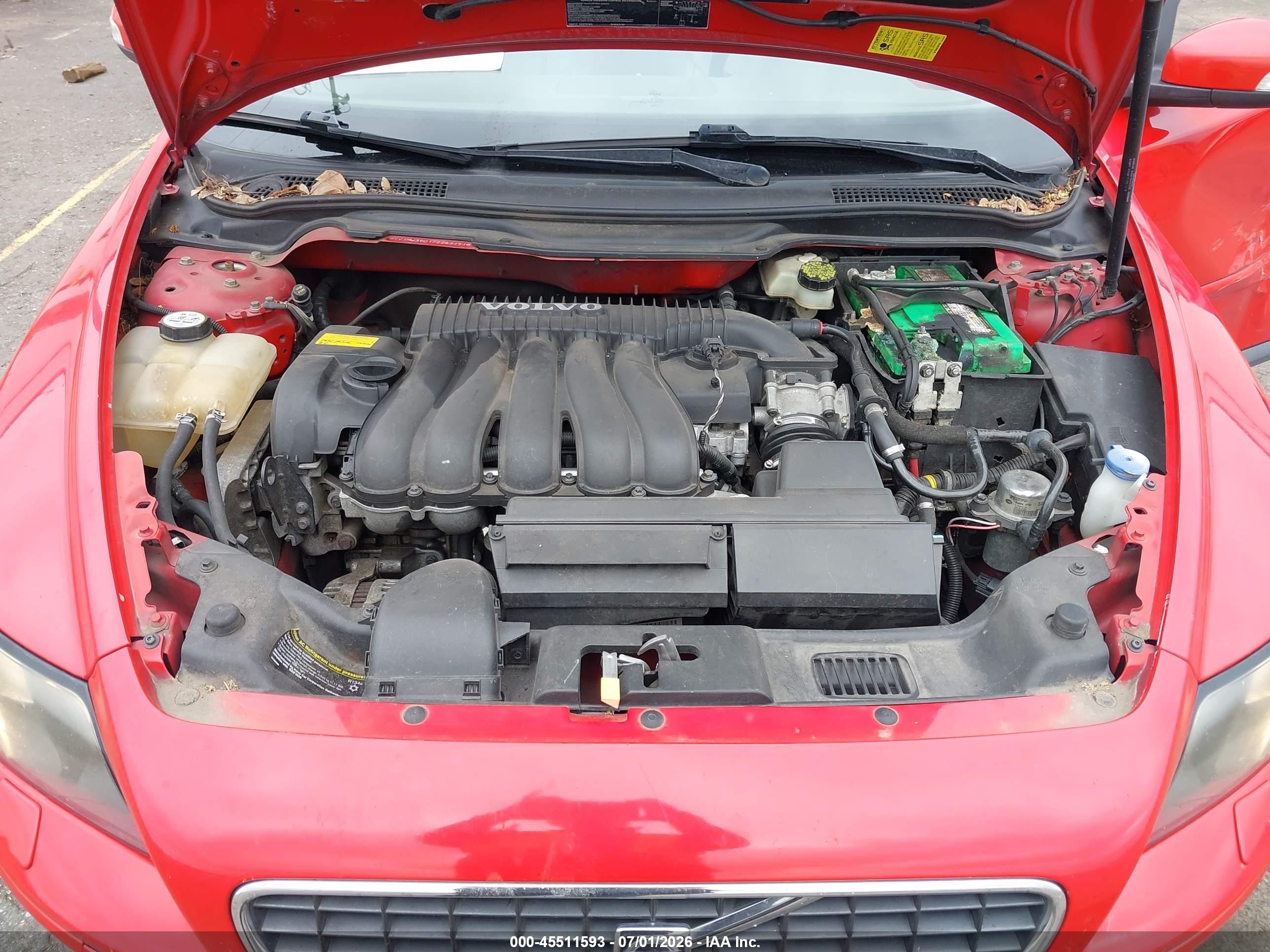 2007 Volvo V50 2.4i Red vin: YV1MW390172283151