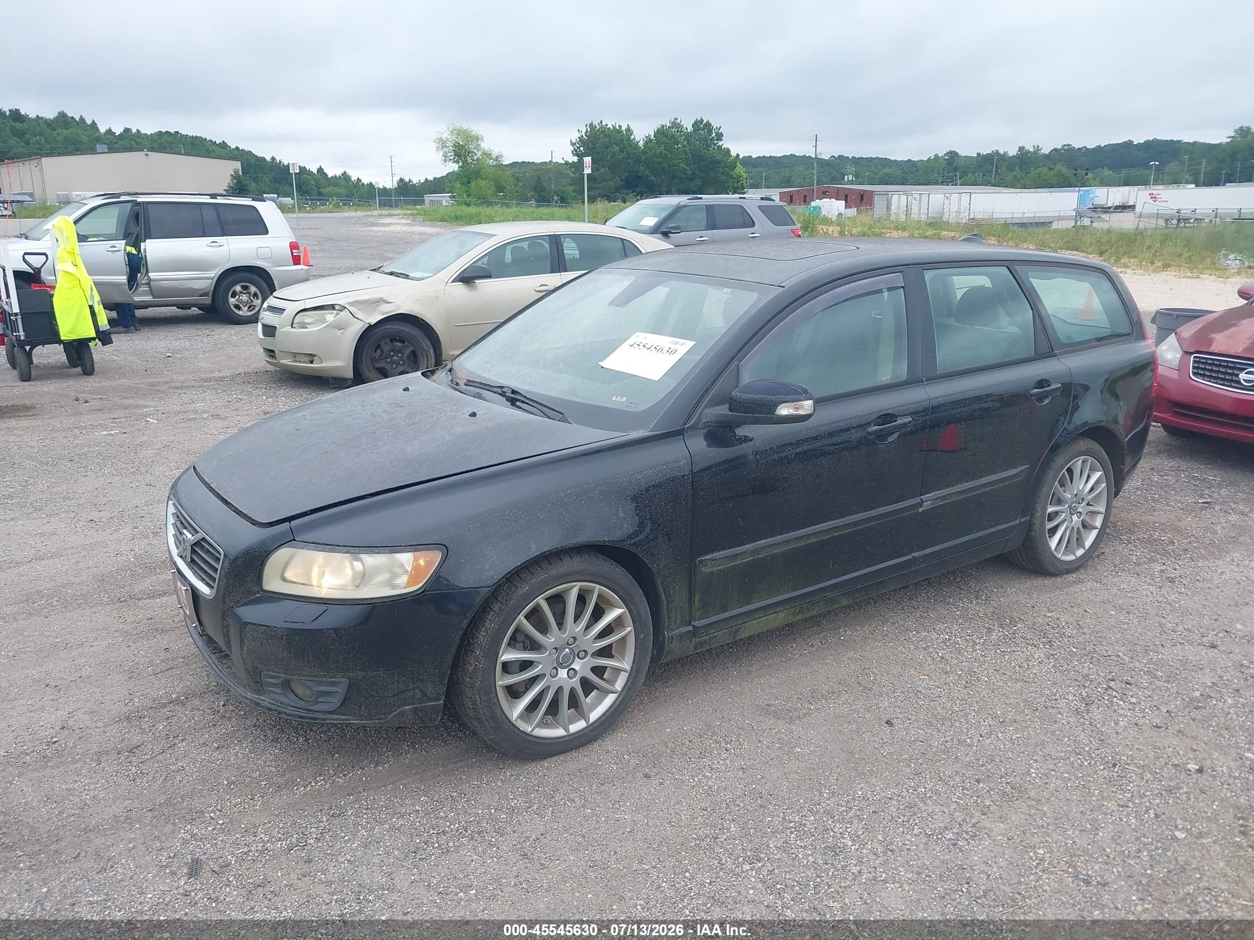 2009 Volvo V50 2.4i Black vin: YV1MW390192483305
