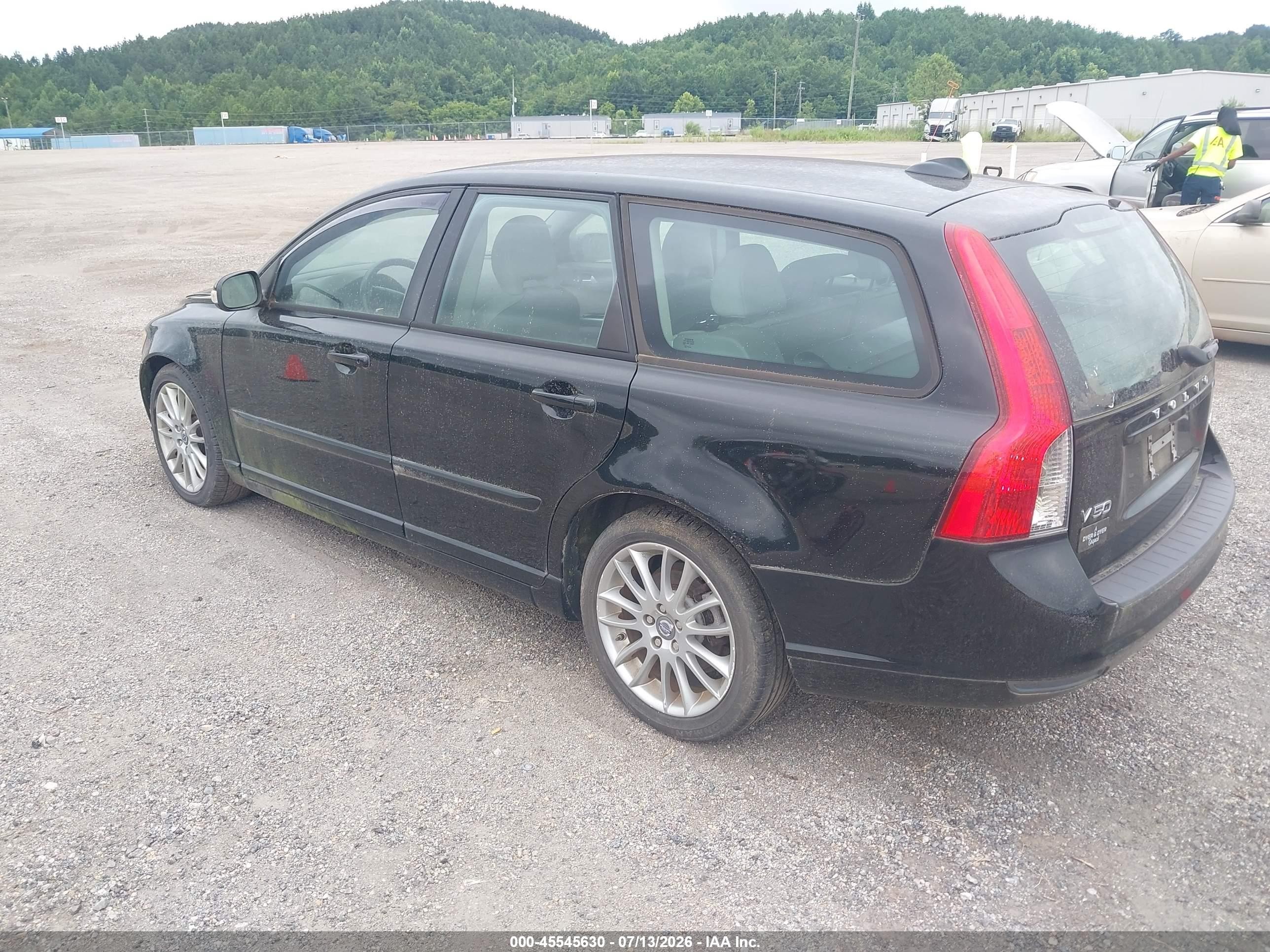 2009 Volvo V50 2.4i Black vin: YV1MW390192483305