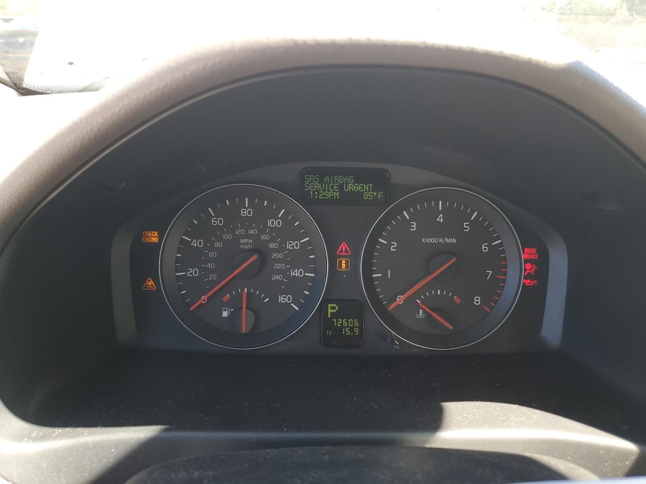 2009 Volvo V50 2.4i White vin: YV1MW390392486237