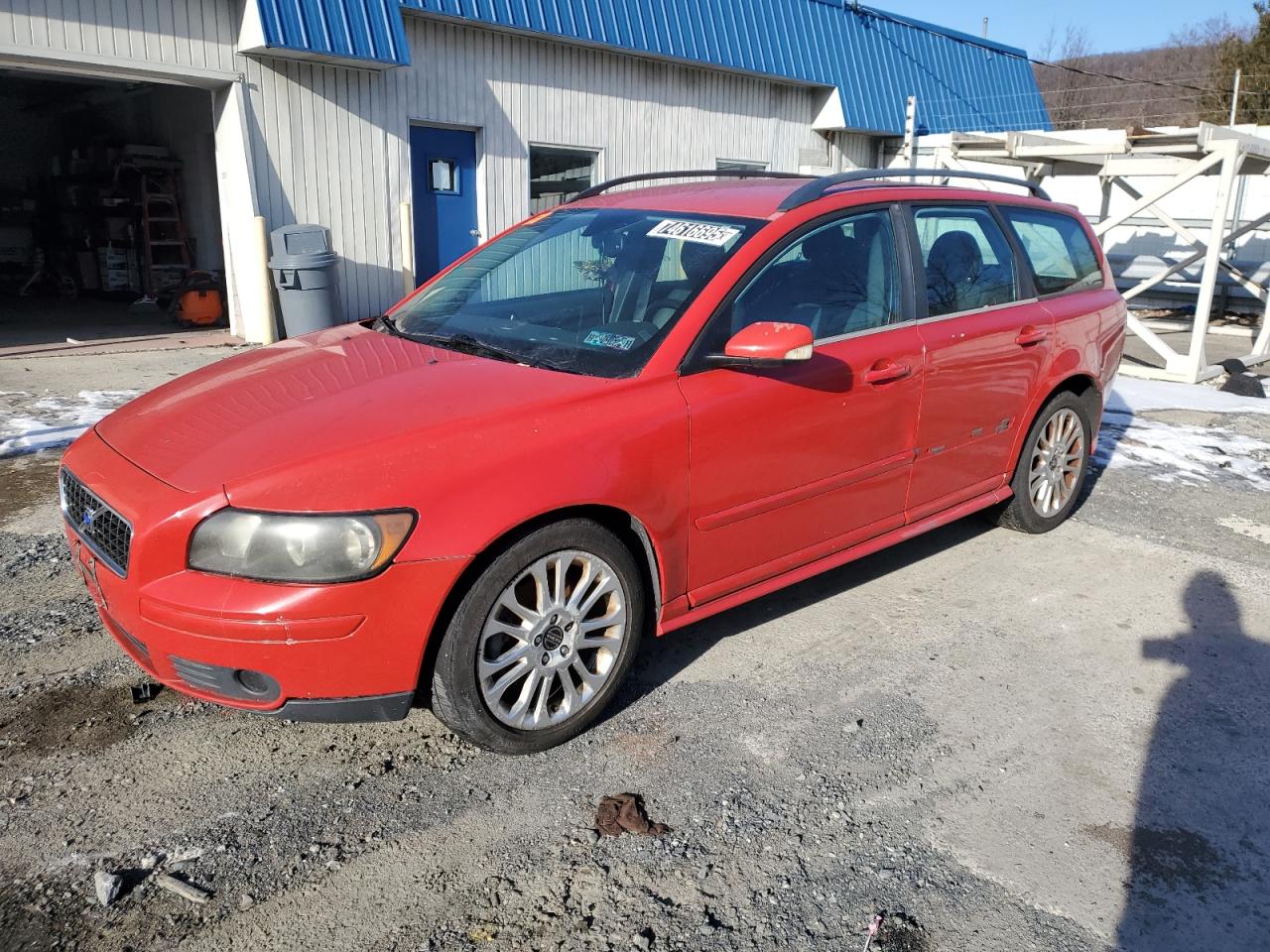 2005 Volvo V50 2.4i Red vin: YV1MW390552063086 Damage: Left Front Door, Dent(S) W/ Paint Dmg, 7 To 8 Inches
