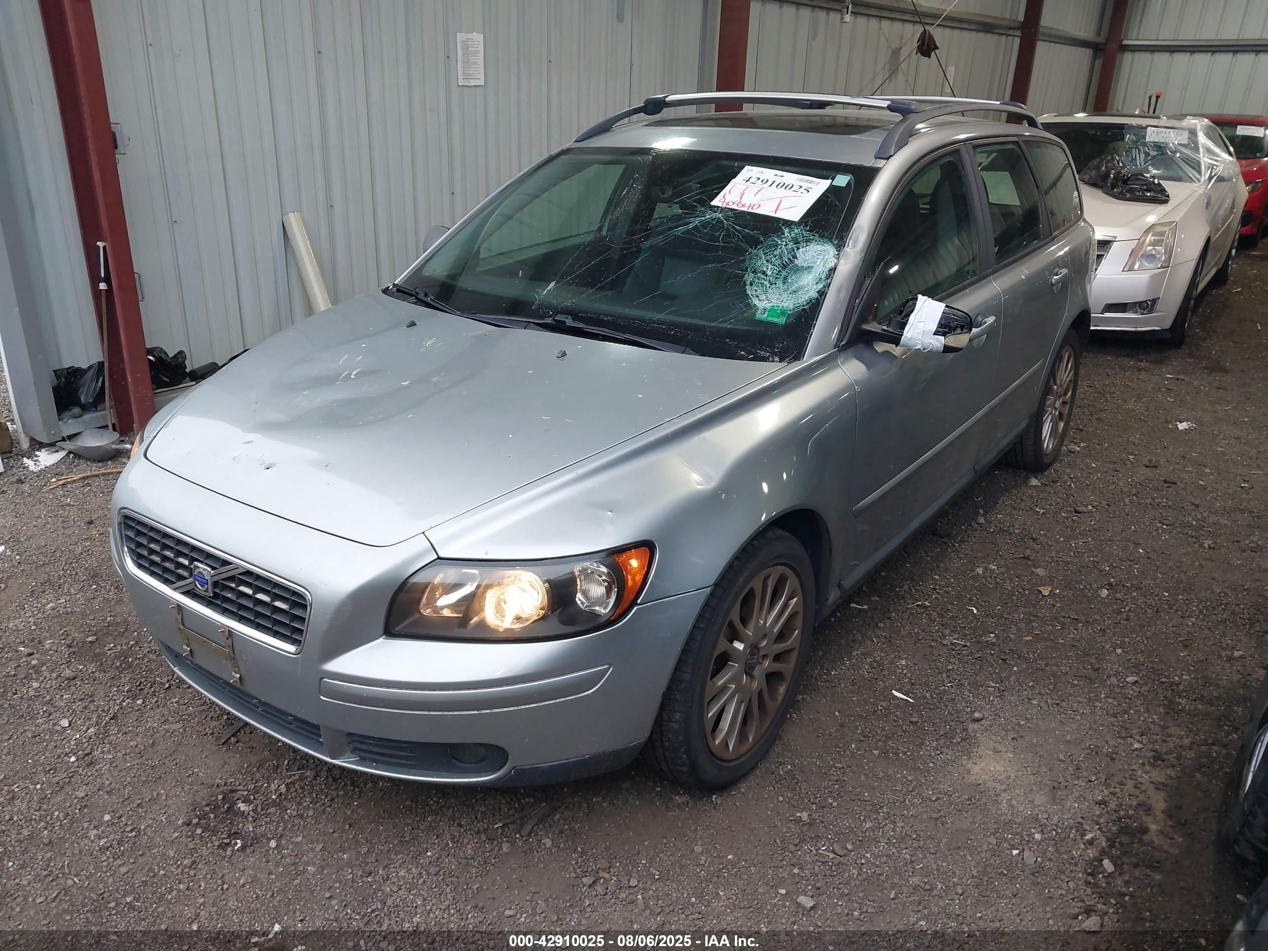 2006 Volvo V50 T5 Light Blue vin: YV1MW682662216516