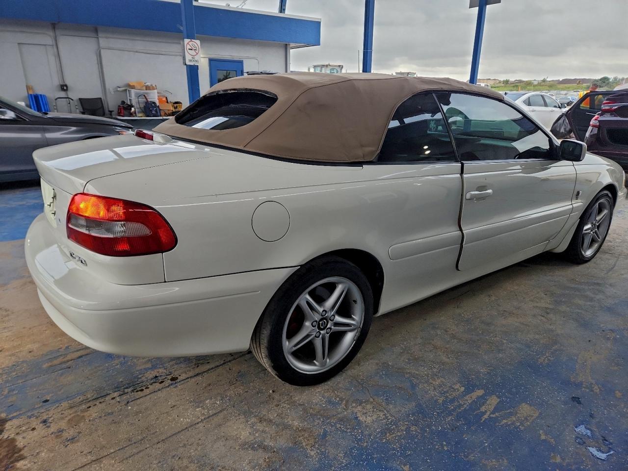 2001 Volvo C70 Turbo White vin: YV1NC53D21J017722