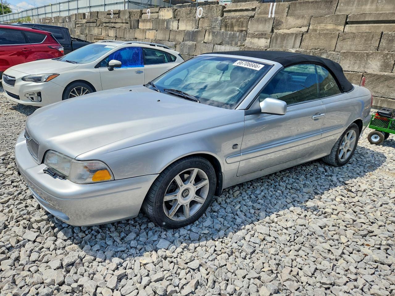 2002 Volvo C70 Серебряный vin: YV1NC53D22J026244
